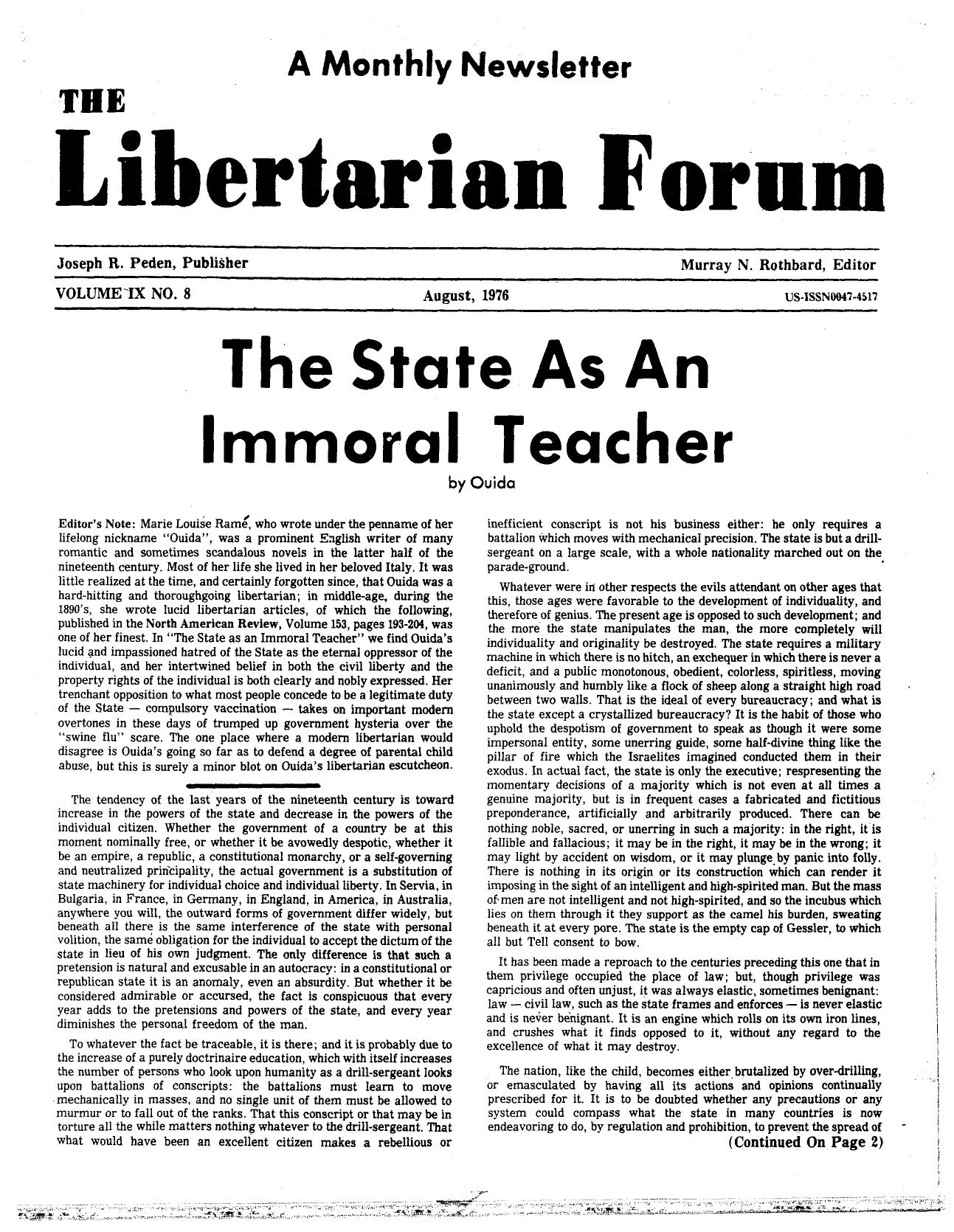 Libertarian Forum