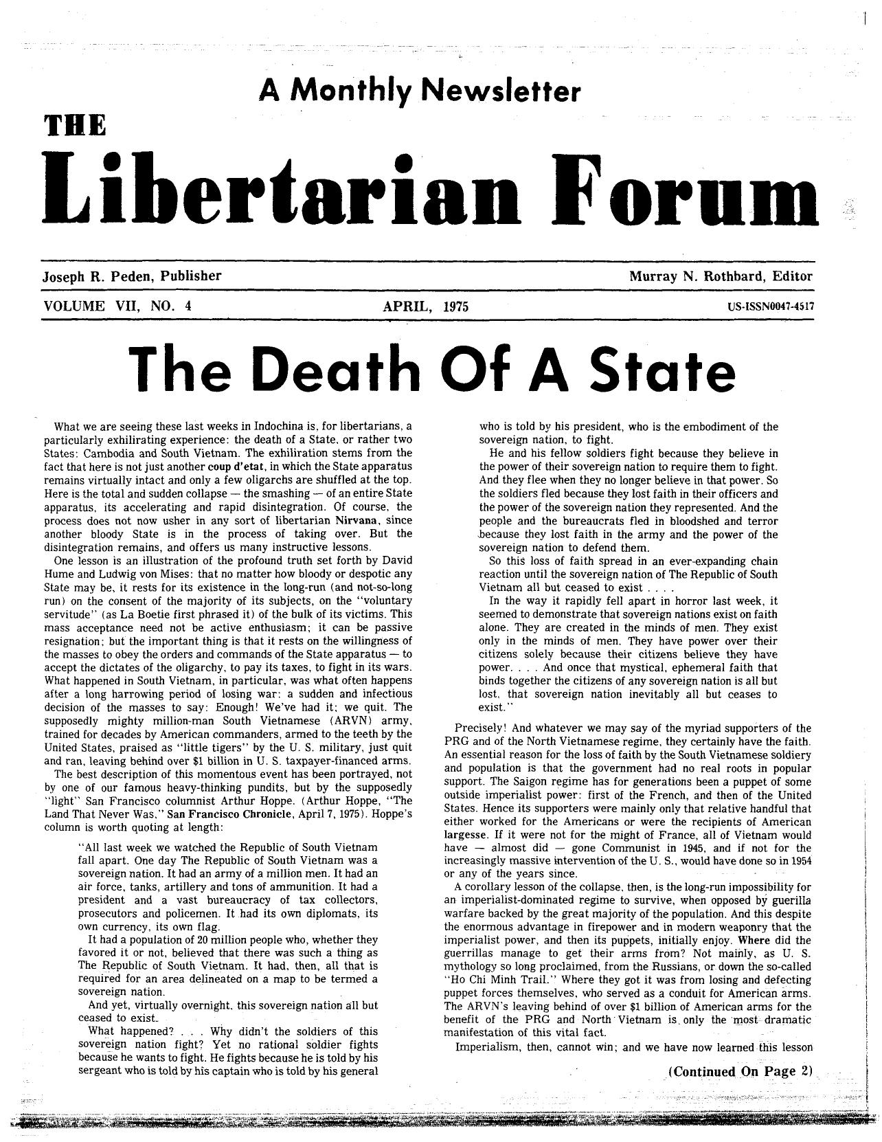 Libertarian Forum