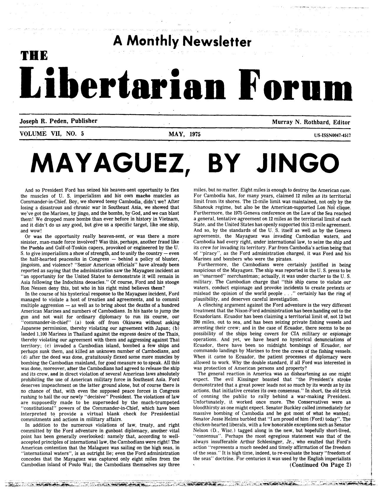 Libertarian Forum