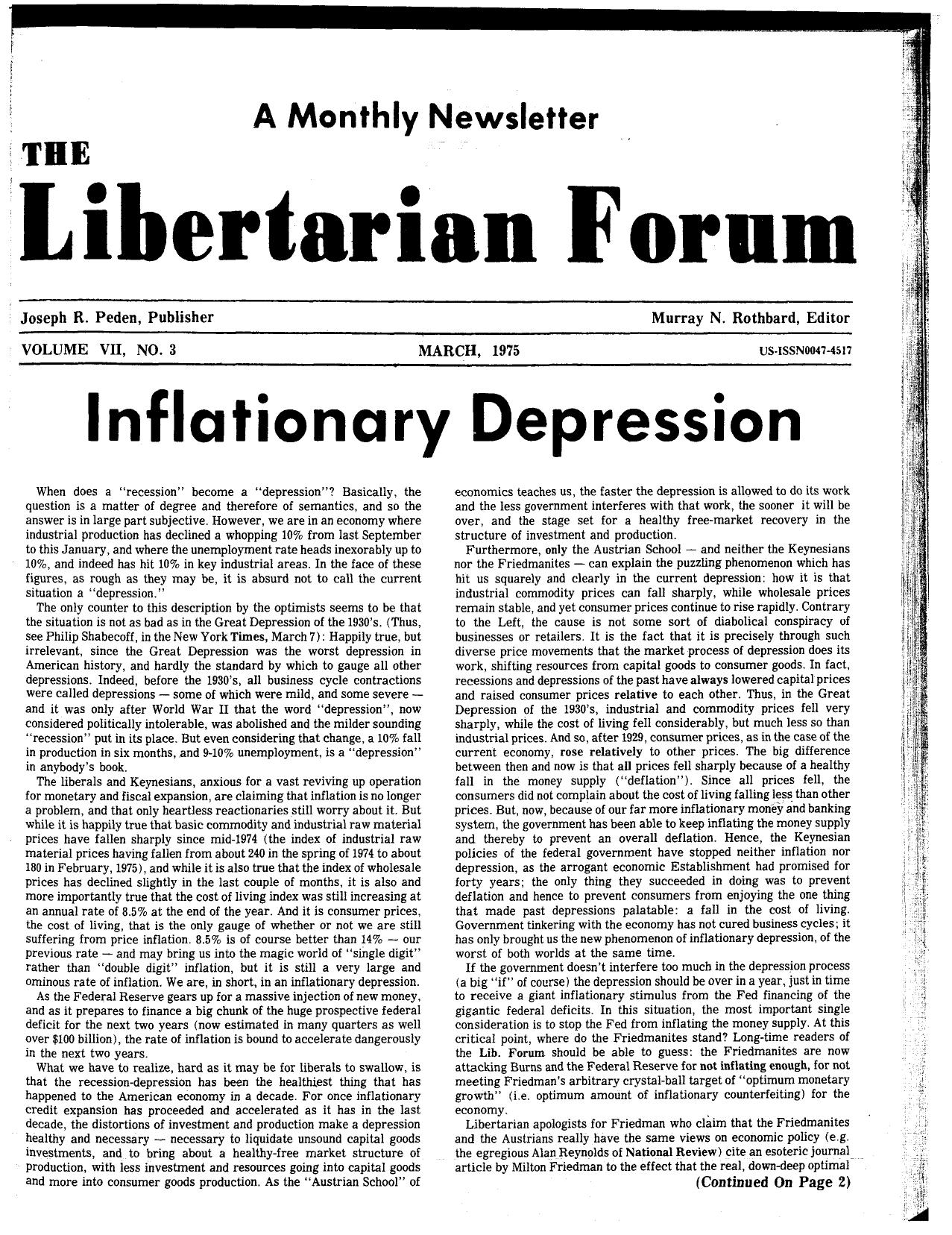 Libertarian Forum