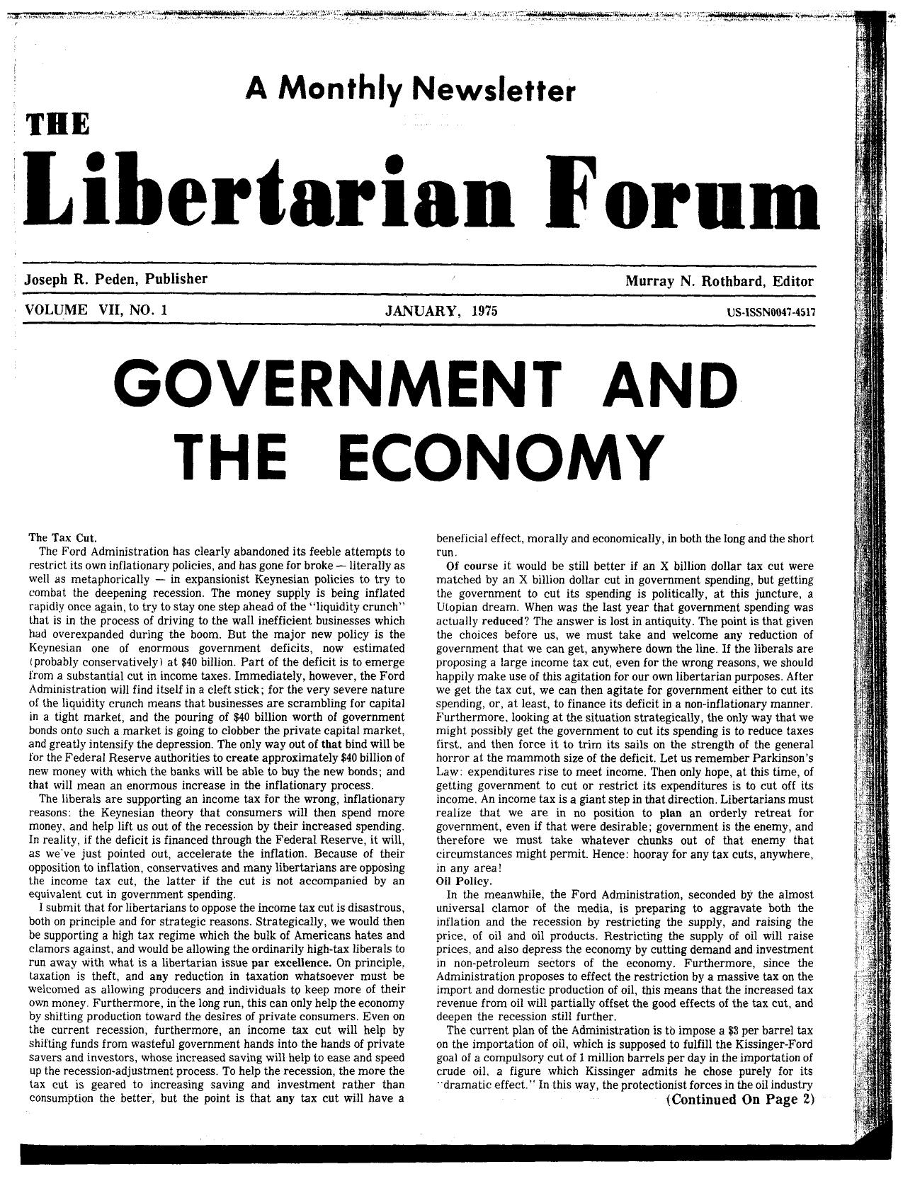 Libertarian Forum