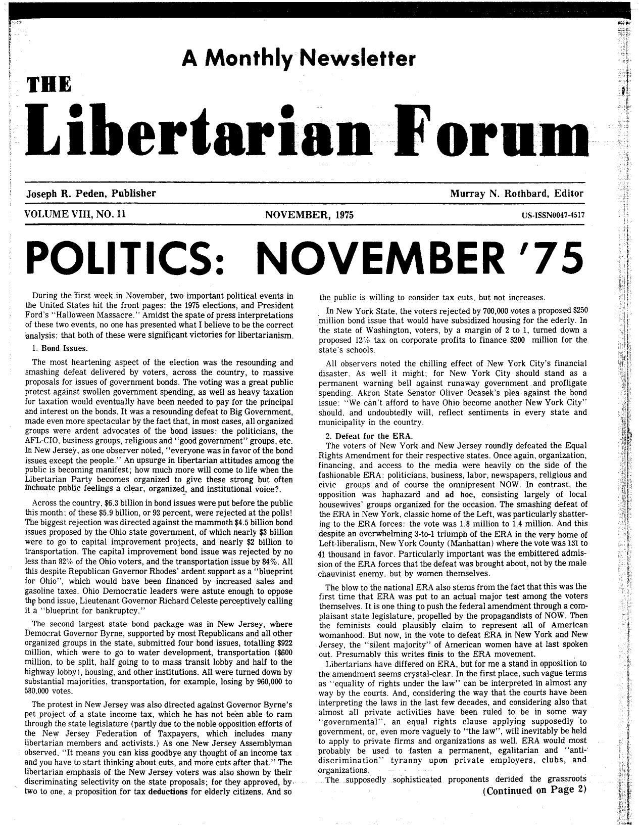 Libertarian Forum