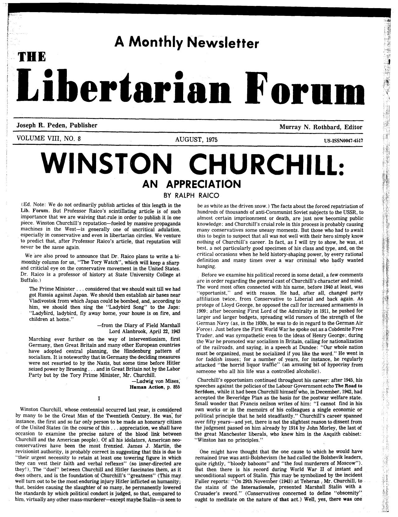 Libertarian Forum