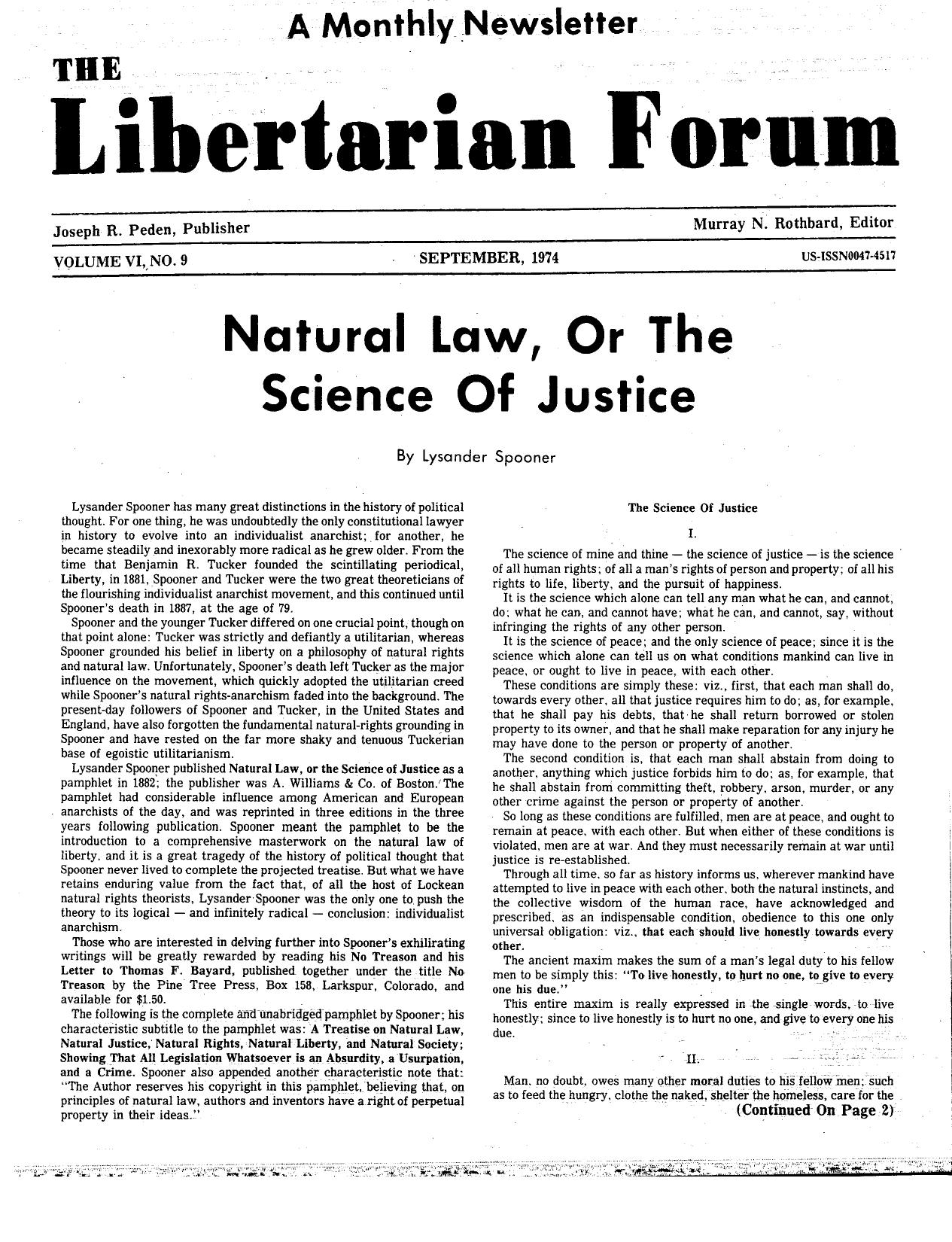Libertarian Forum