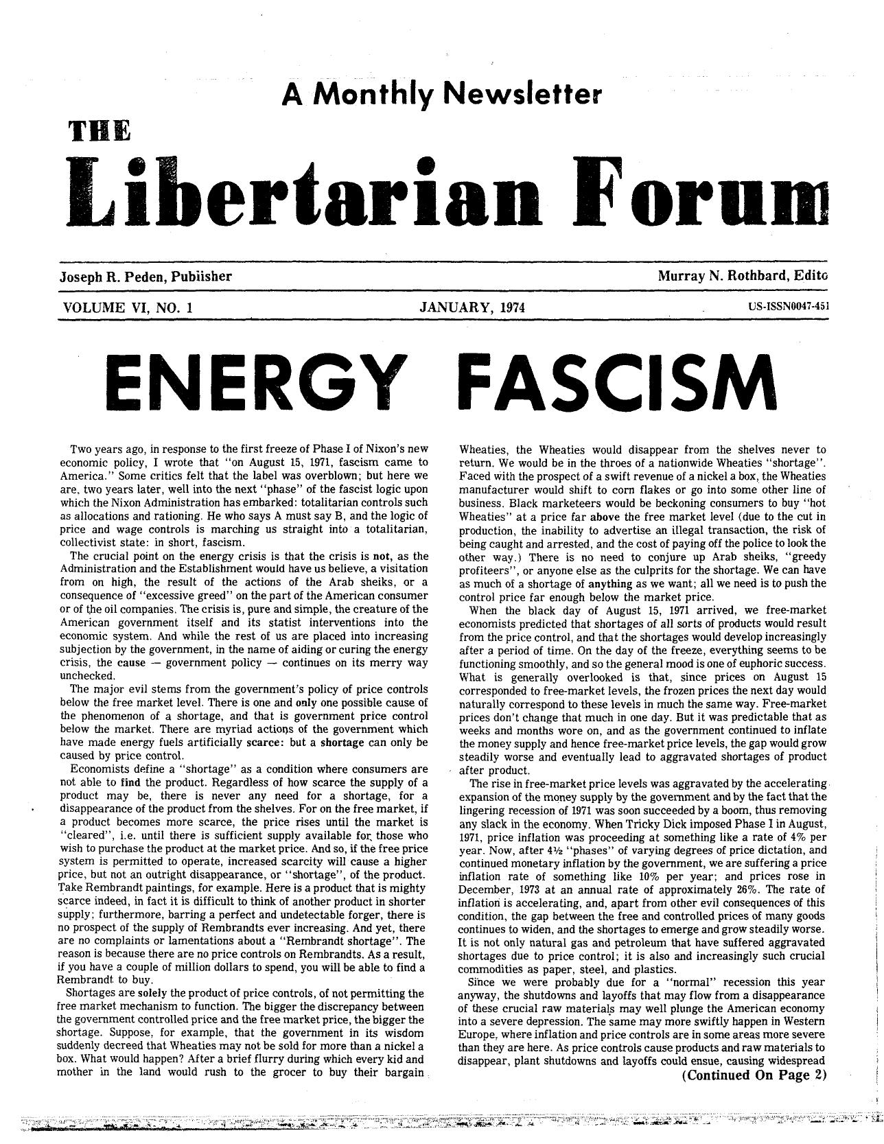 Libertarian Forum