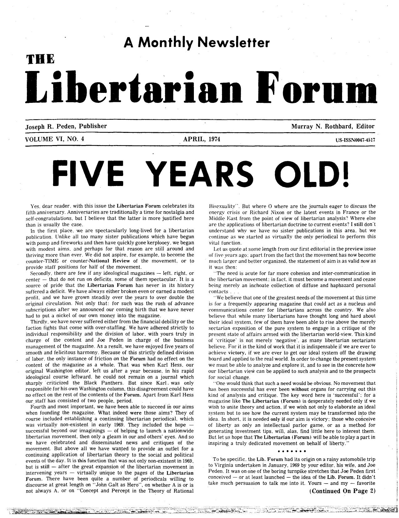 Libertarian Forum