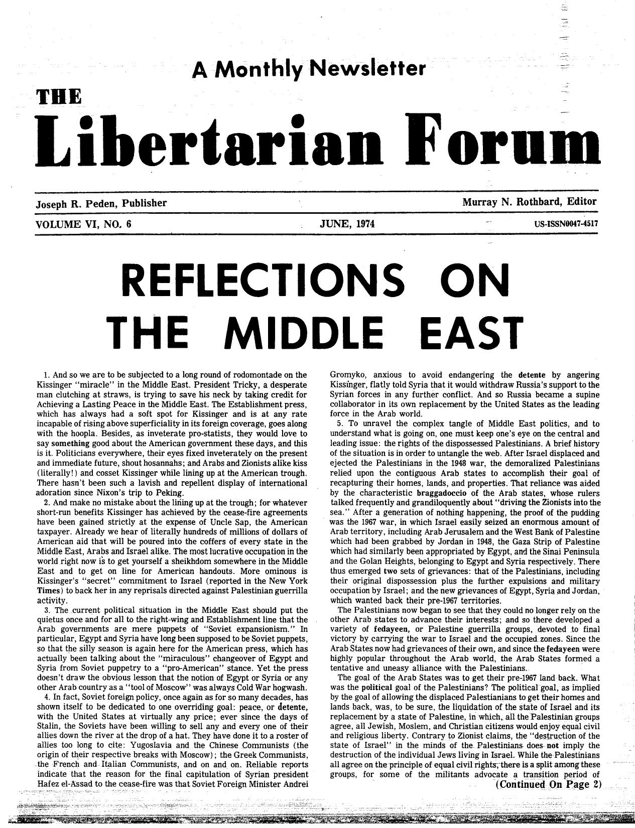 Libertarian Forum