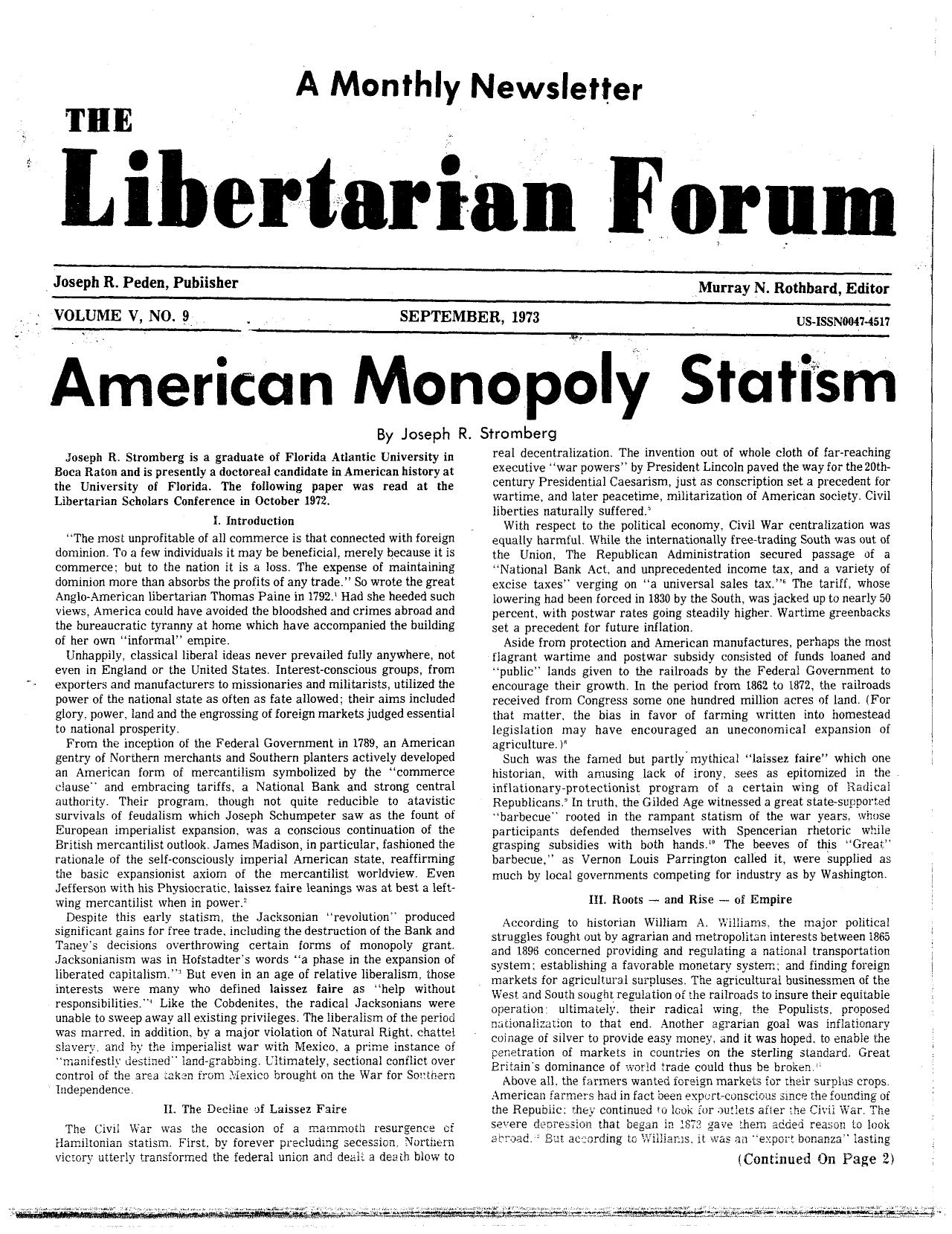 Libertarian Forum