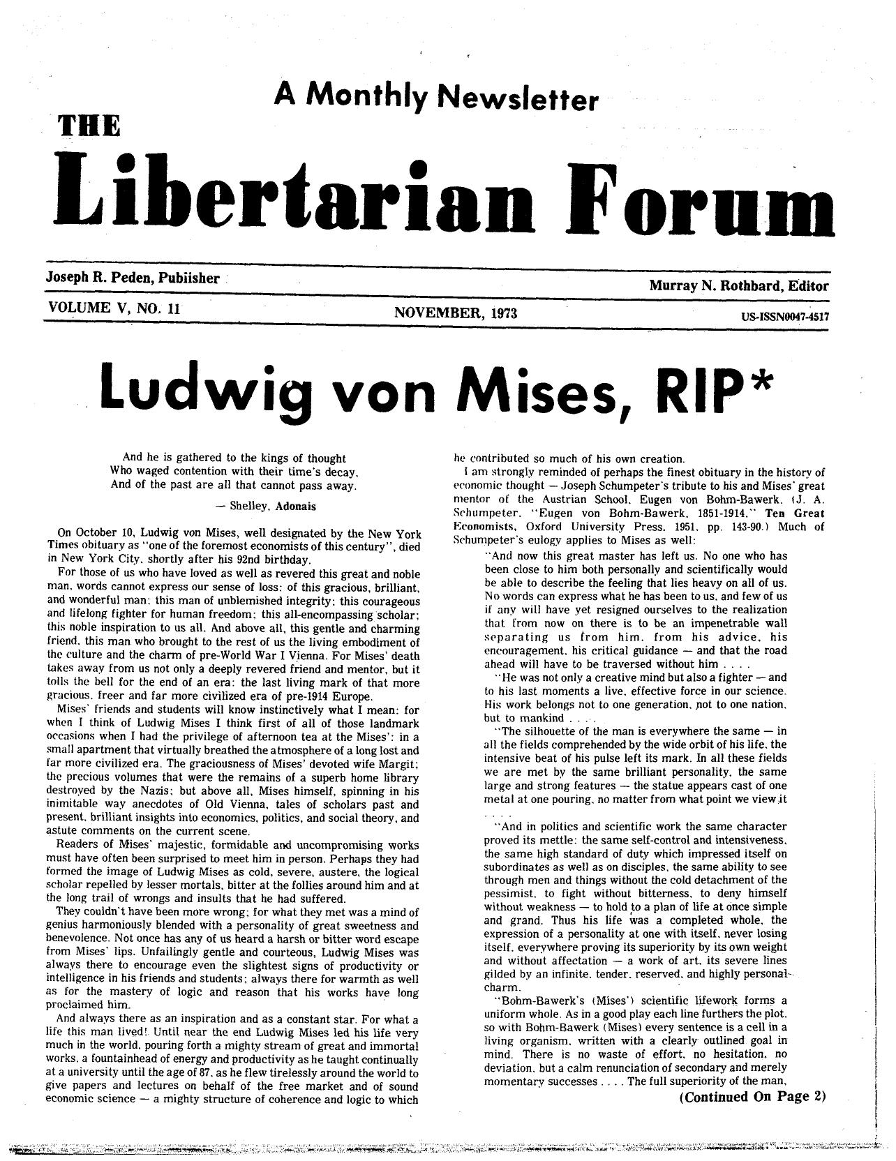 Libertarian Forum