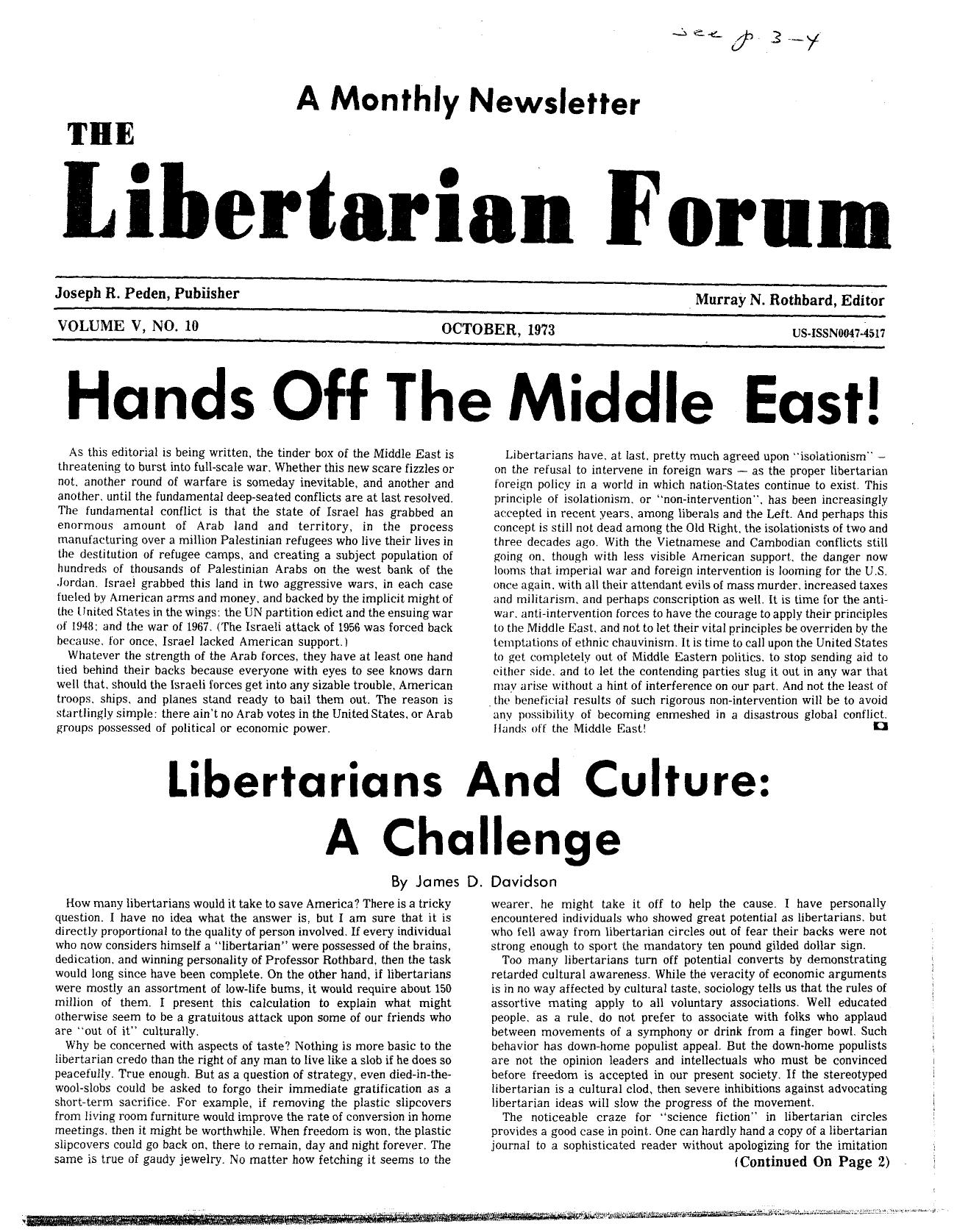 Libertarian Forum