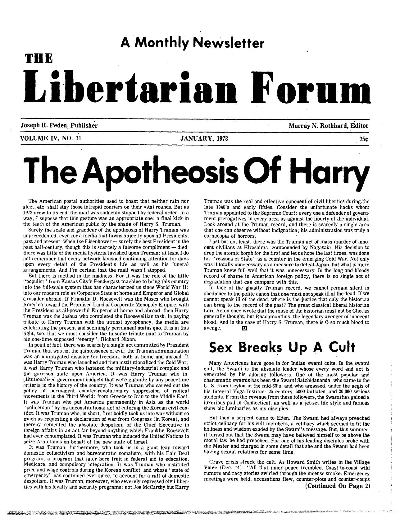 Libertarian Forum
