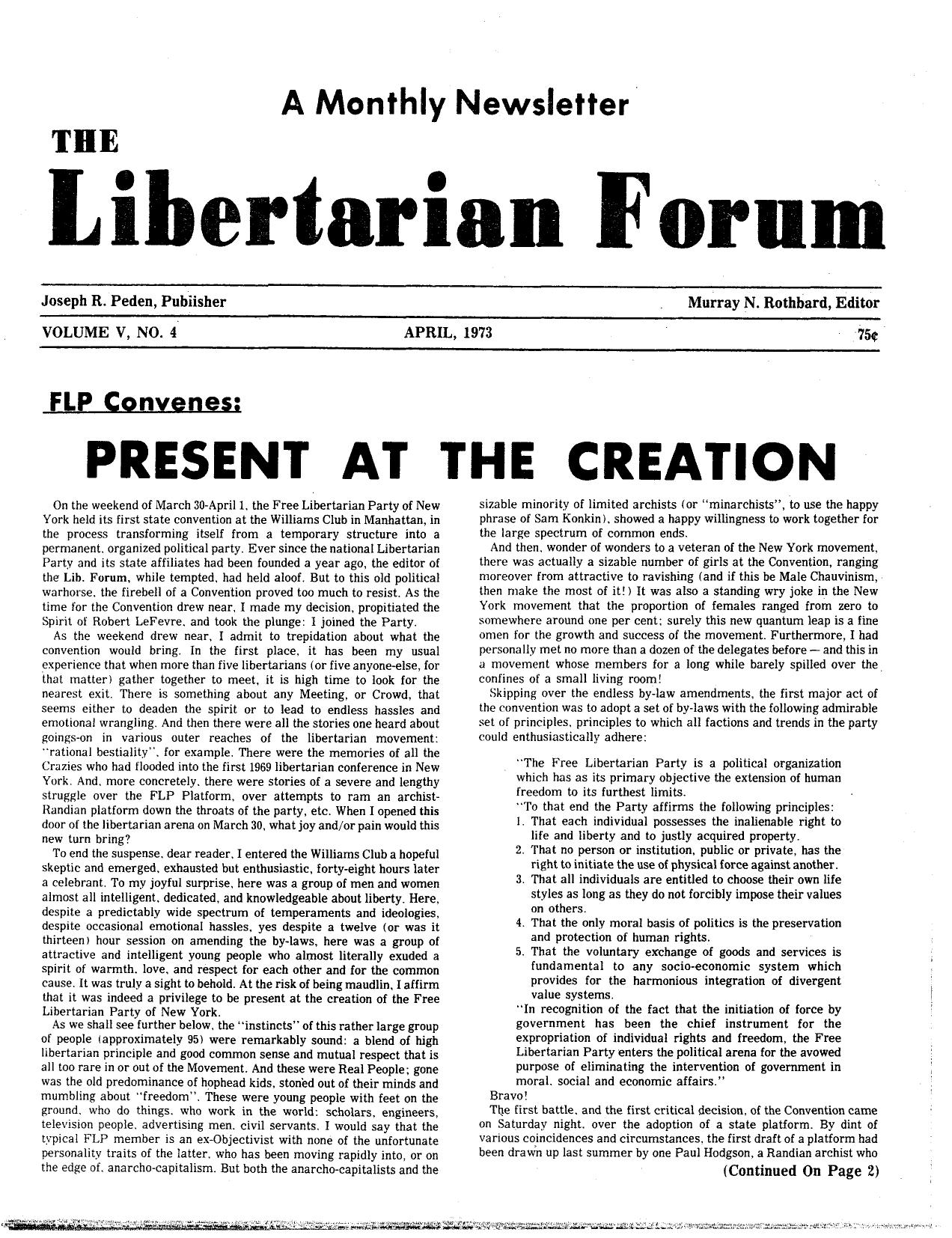 Libertarian Forum