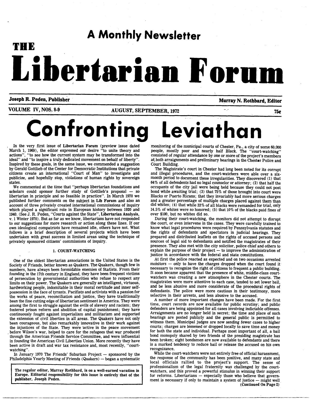 Libertarian Forum