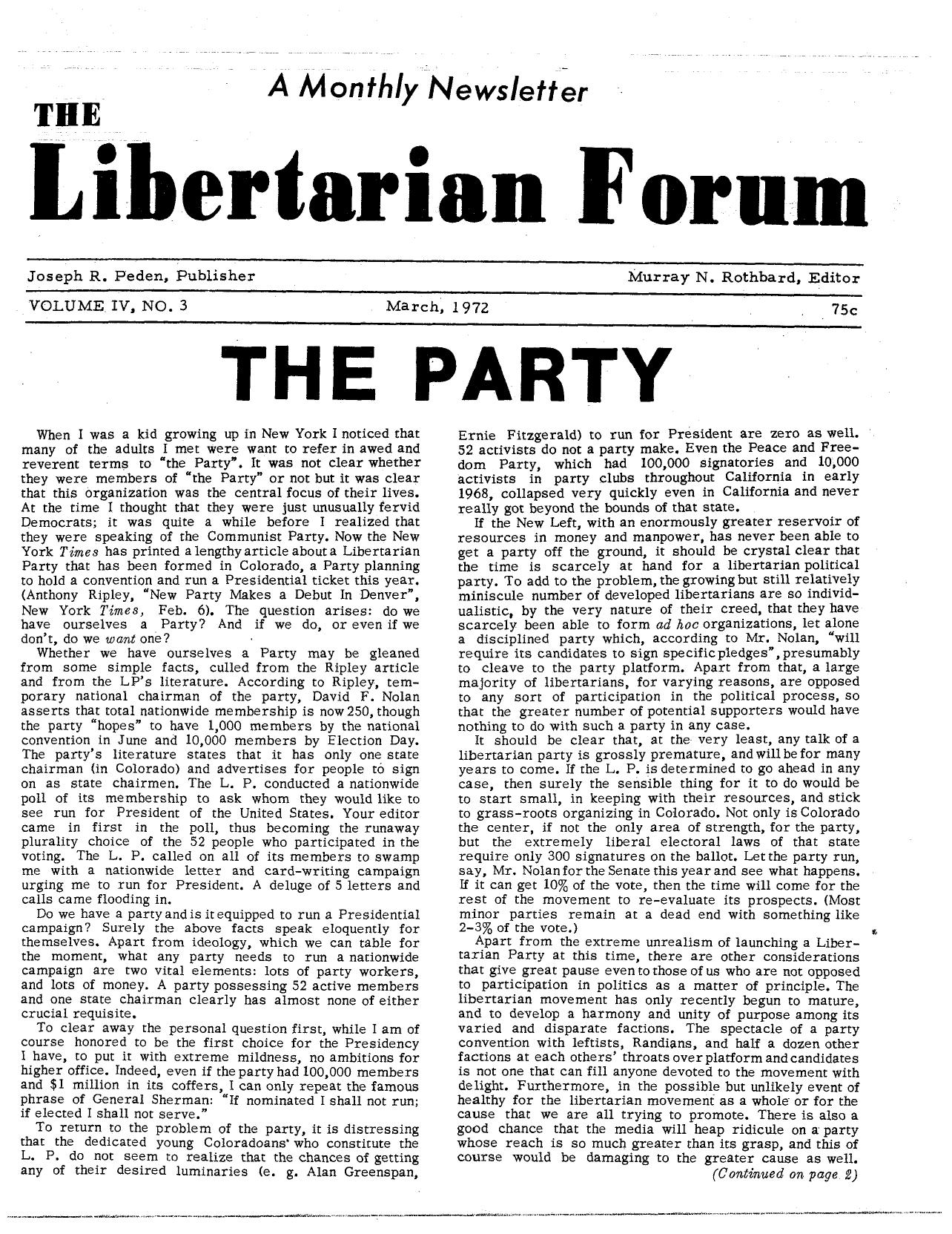 Libertarian Forum