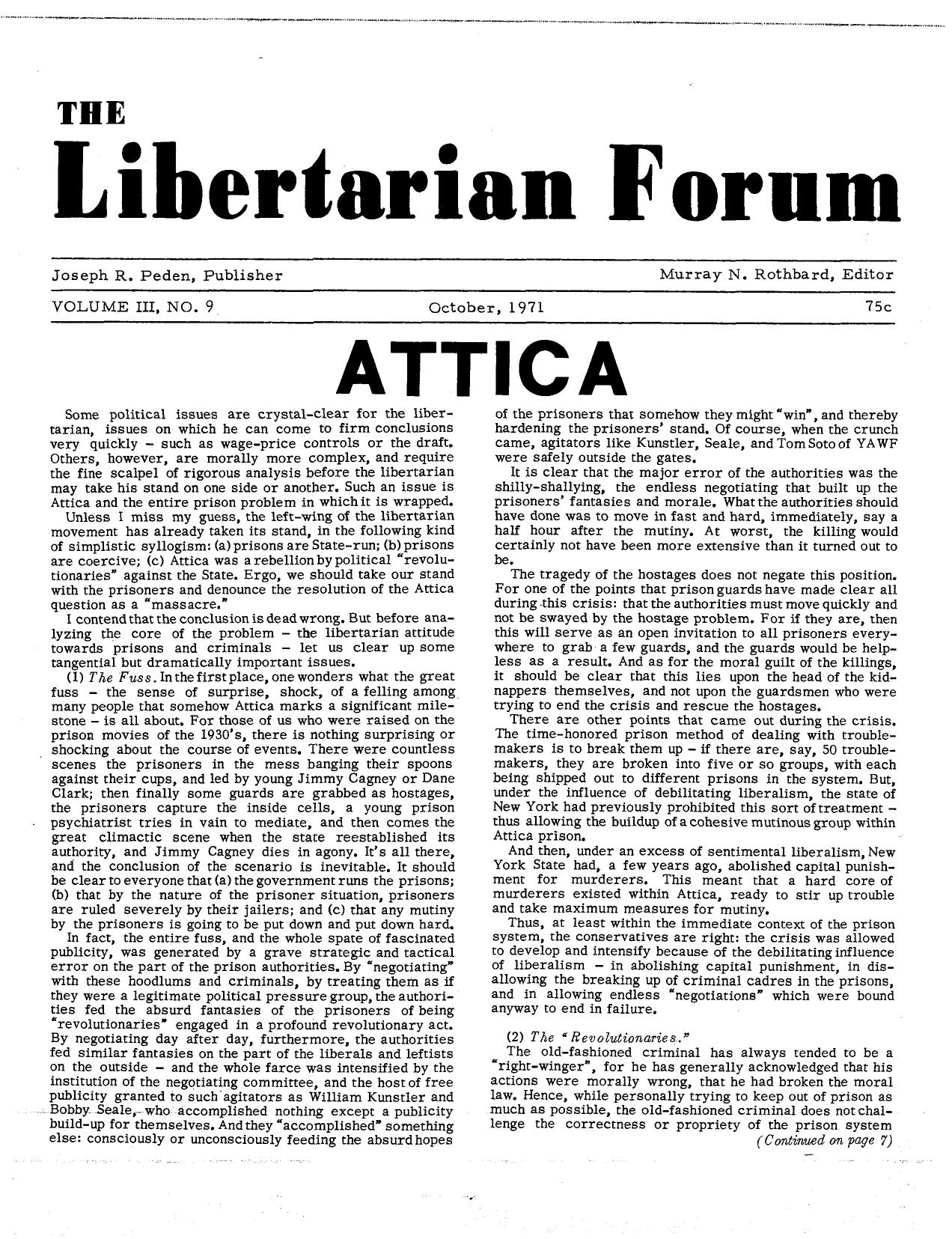 Libertarian Forum
