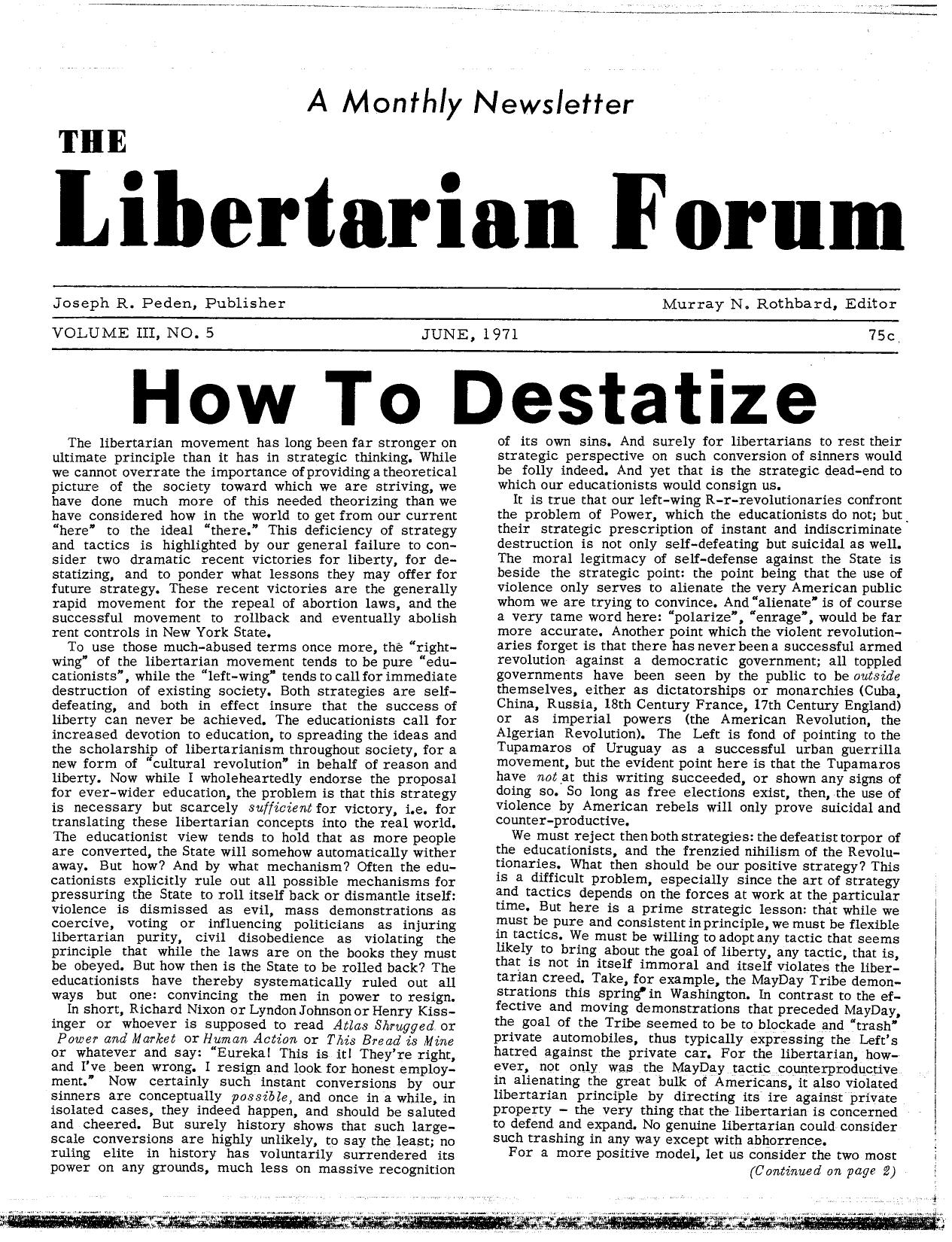 Libertarian Forum