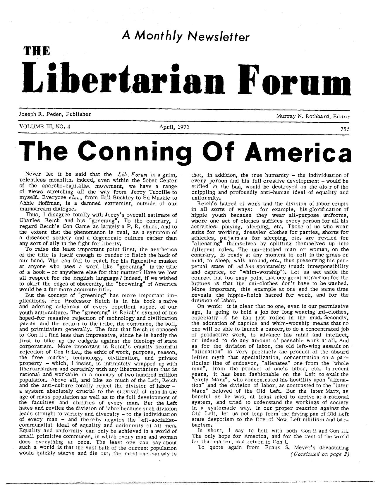 Libertarian Forum