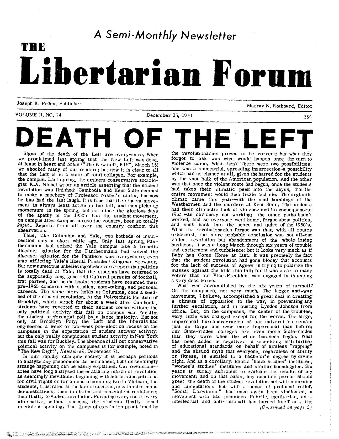Libertarian Forum