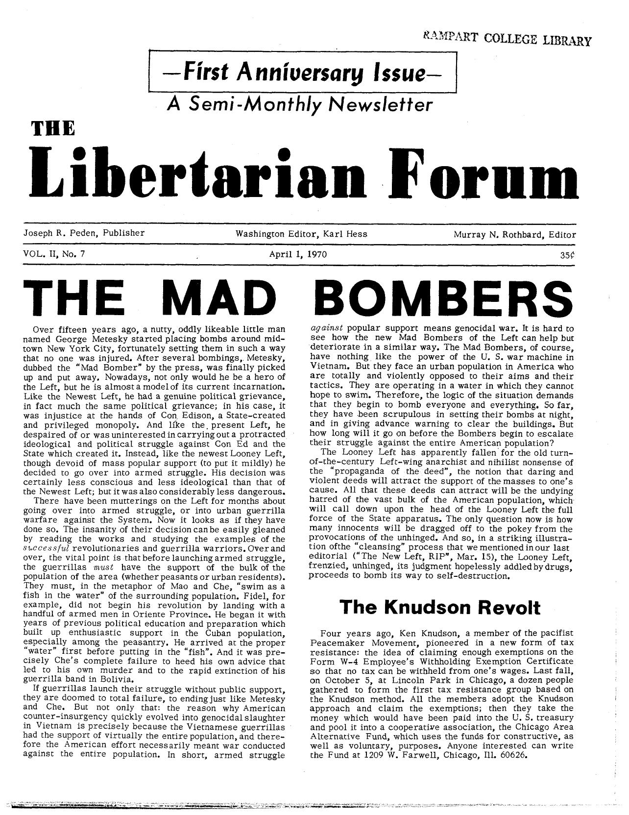 Libertarian Forum