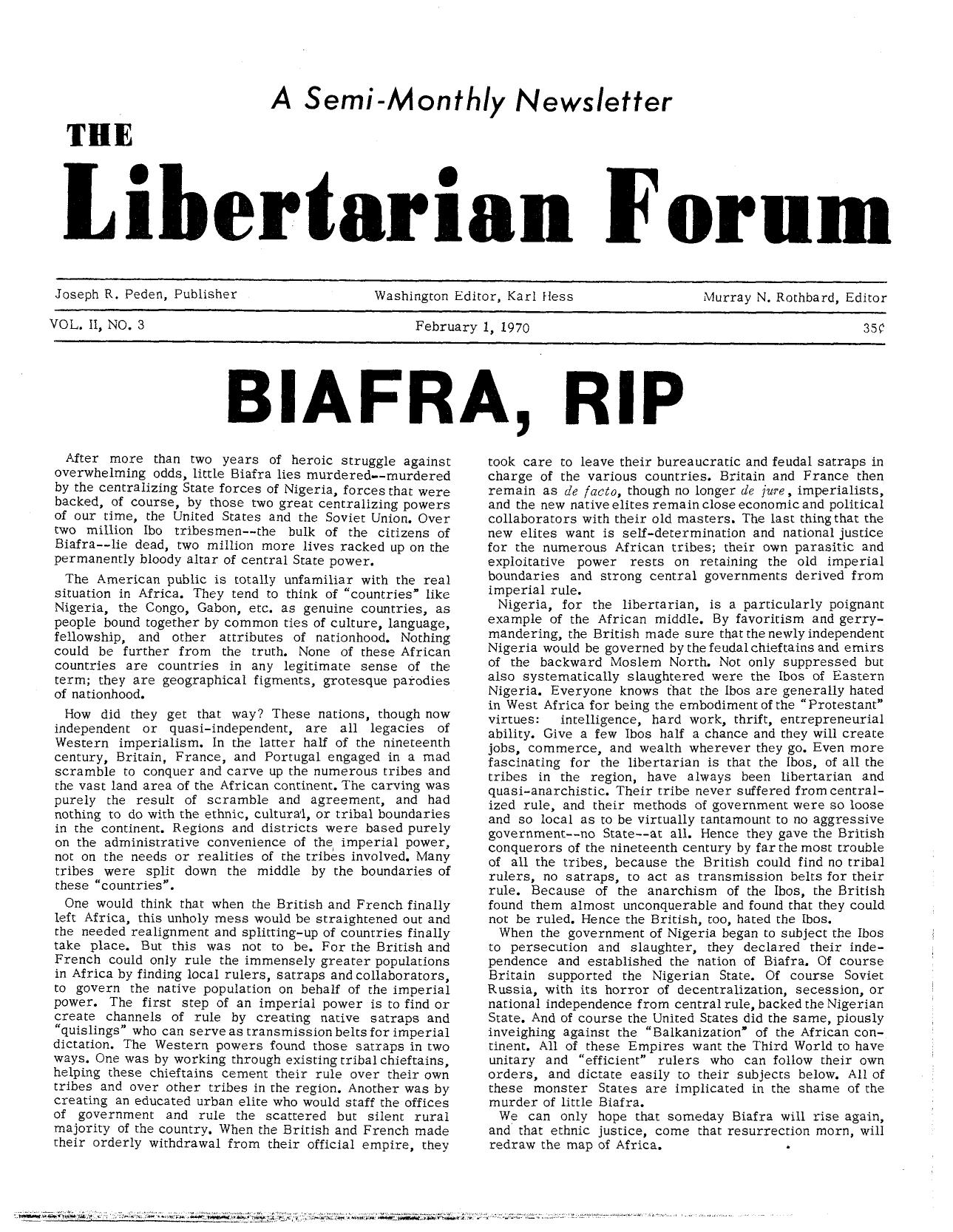 Libertarian Forum