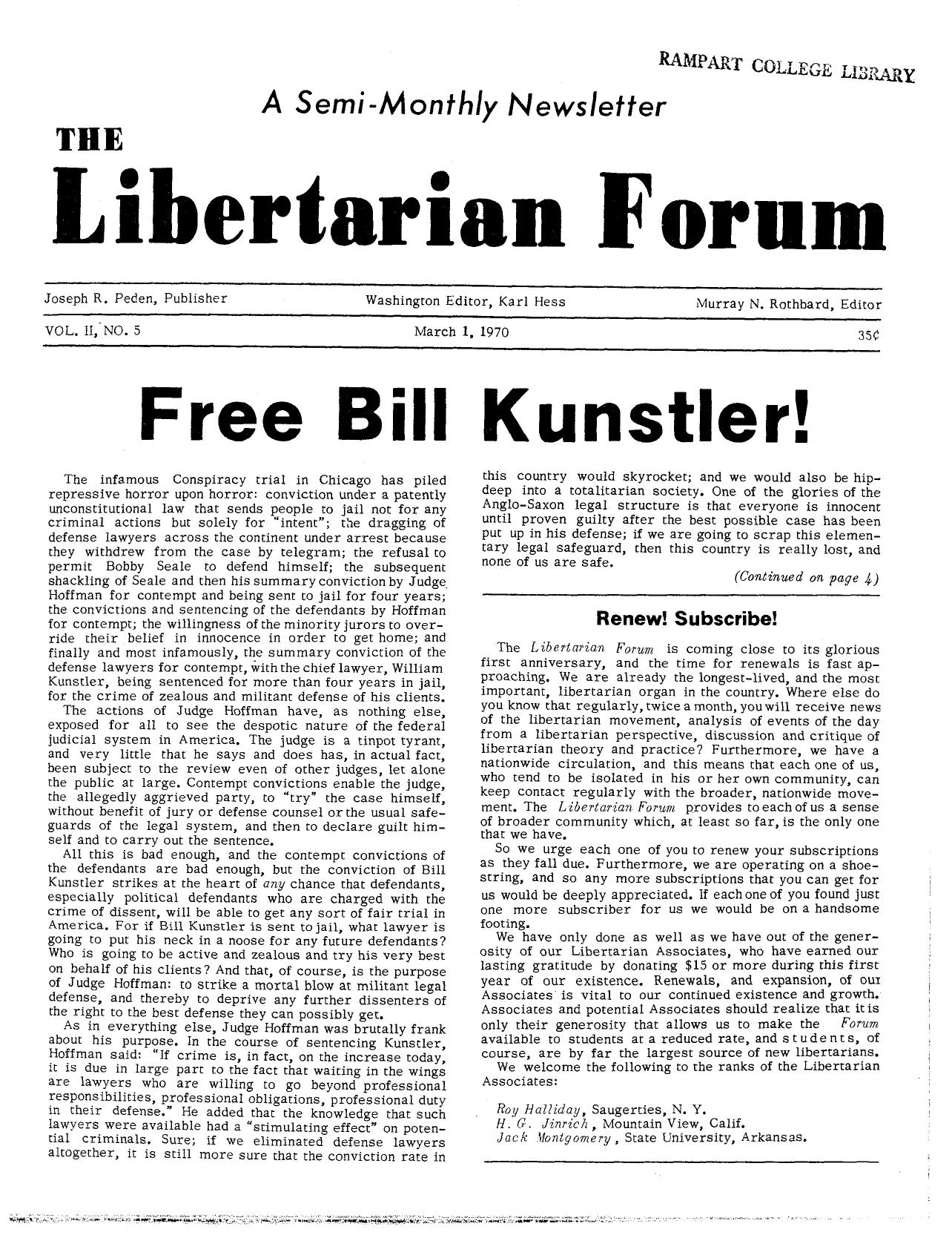 Libertarian Forum