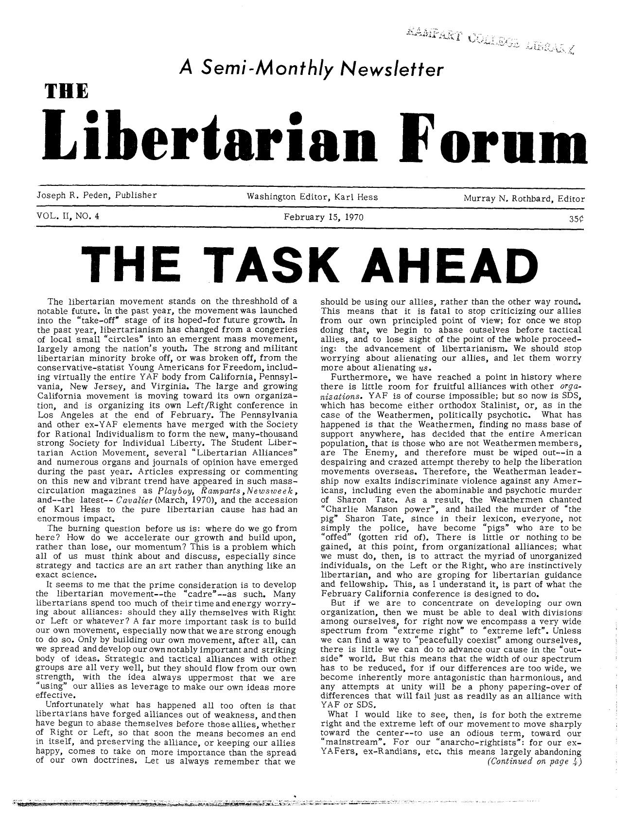 Libertarian Forum
