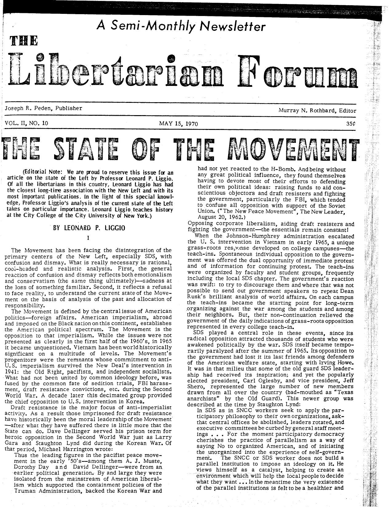 Libertarian Forum
