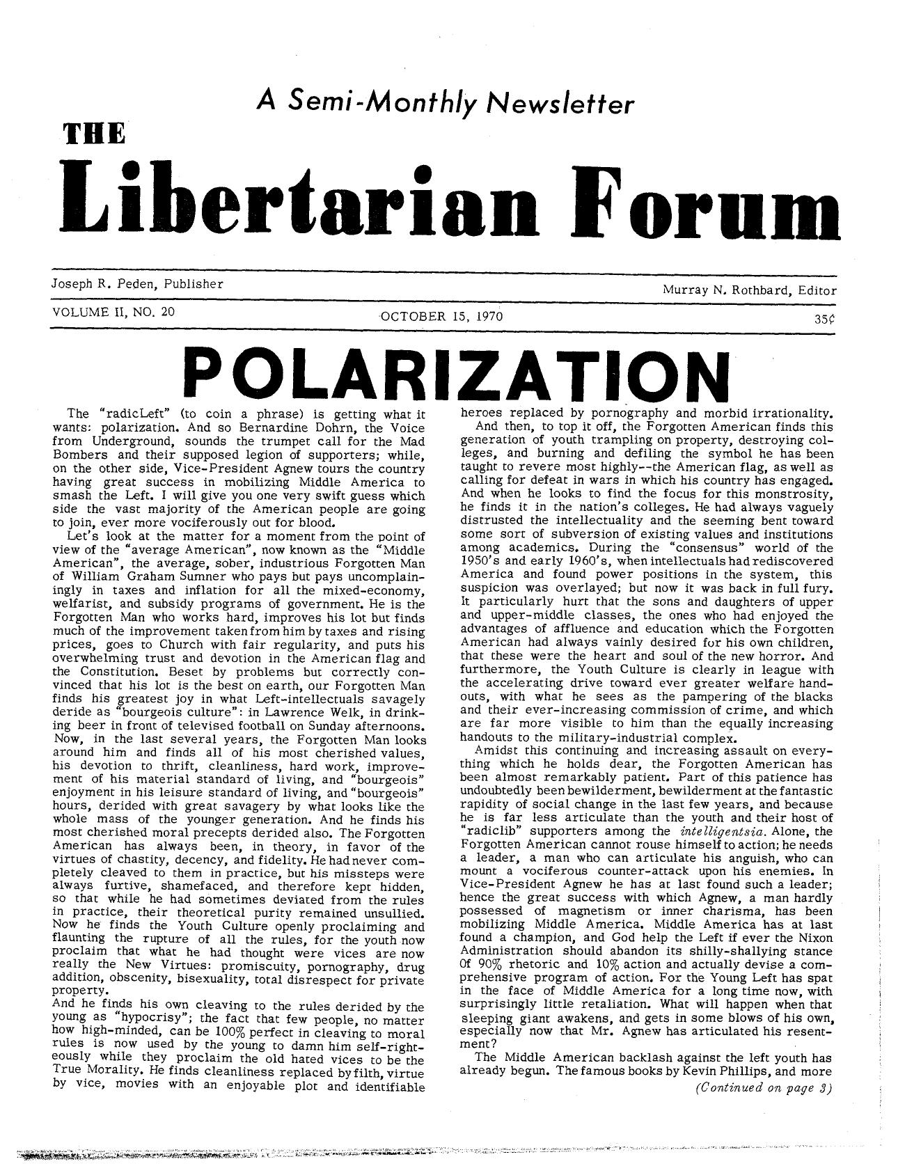 Libertarian Forum