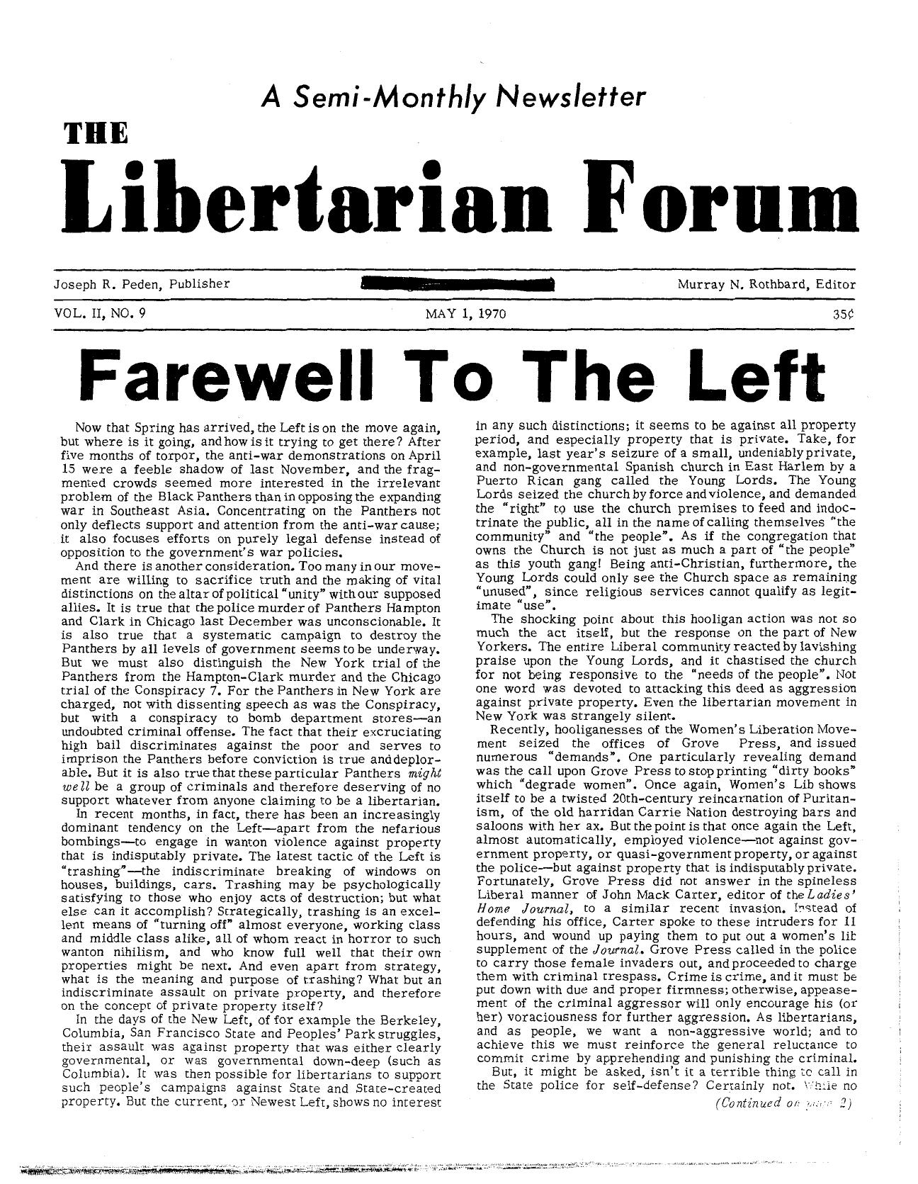 Libertarian Forum