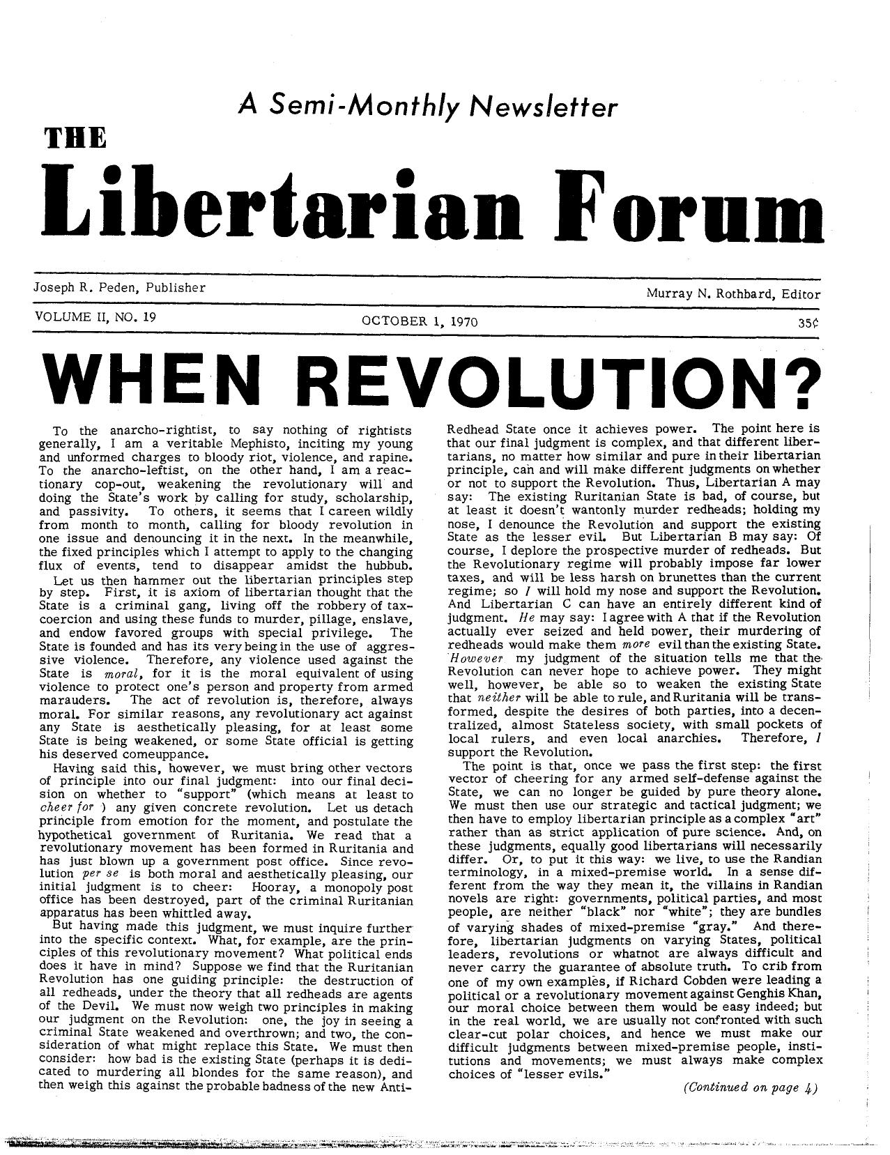 Libertarian Forum