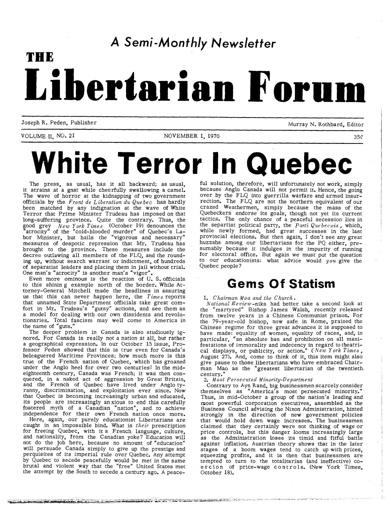 Libertarian Forum