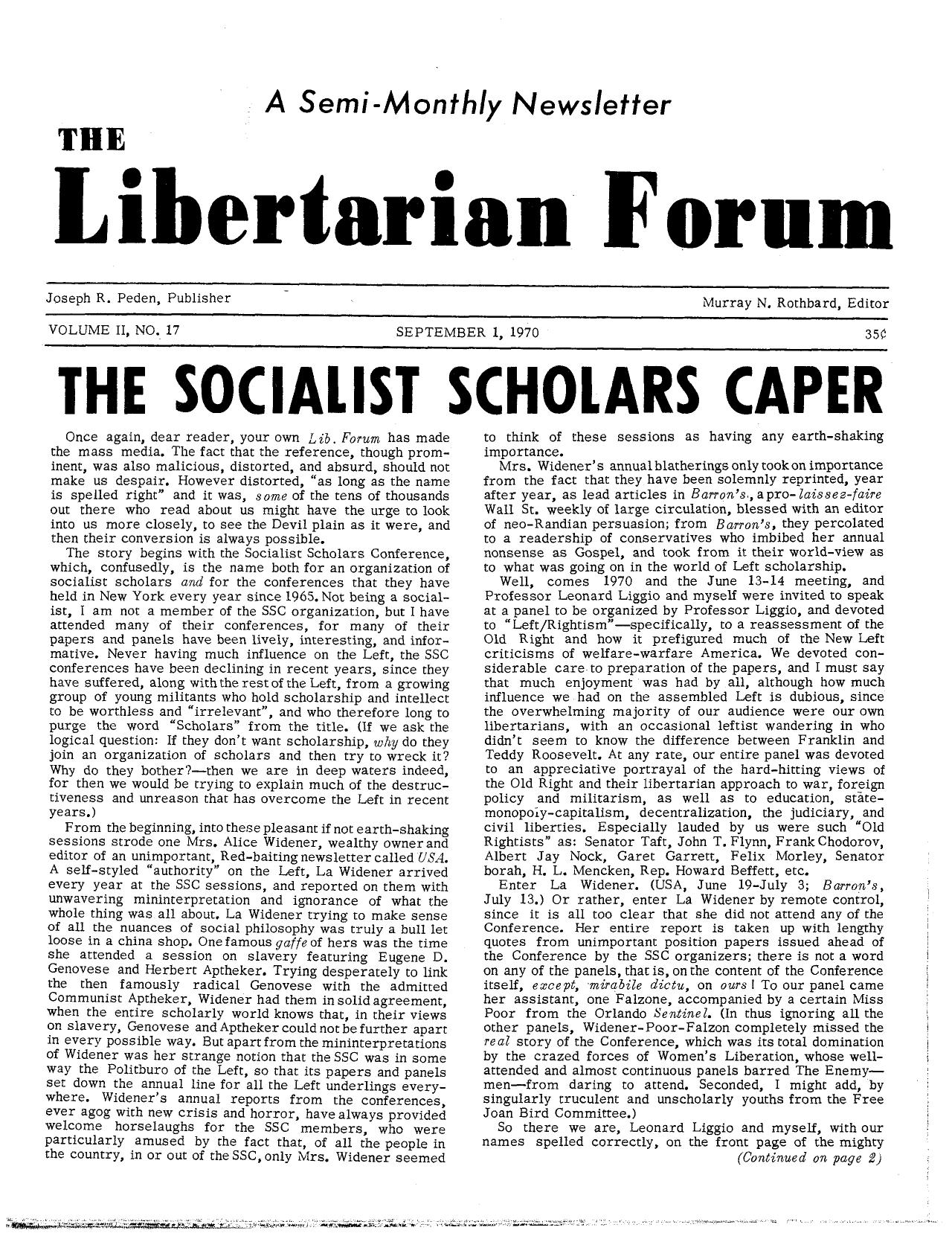 Libertarian Forum