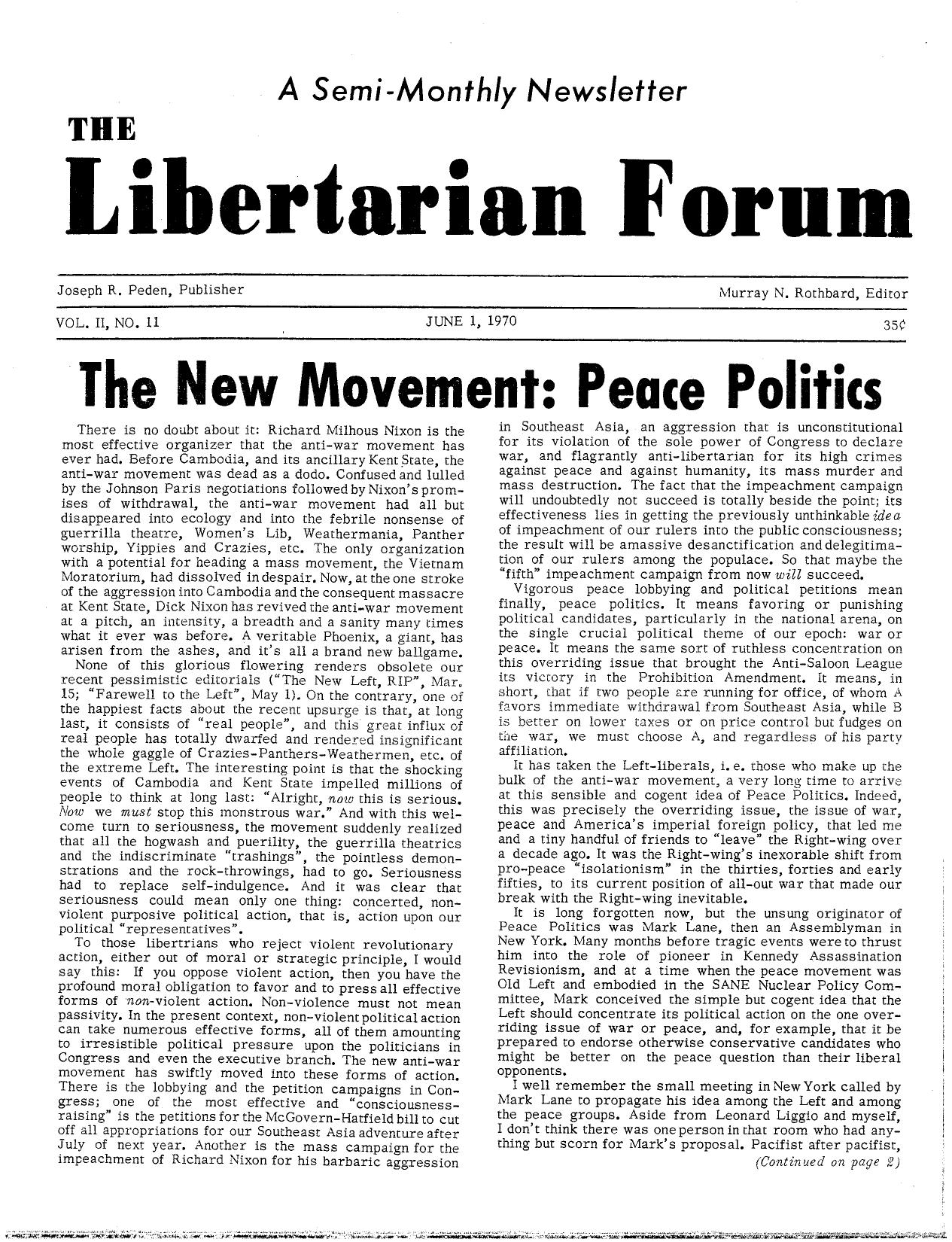 Libertarian Forum