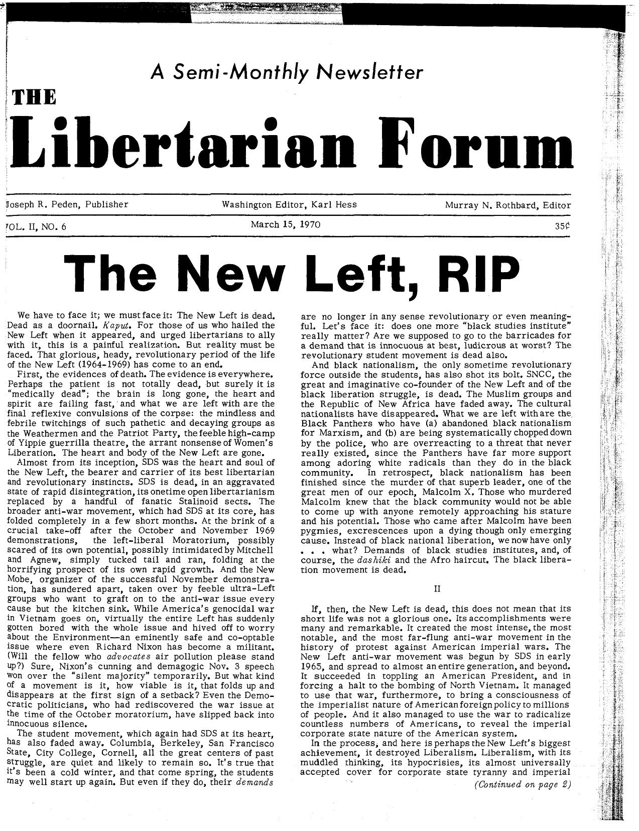 Libertarian Forum