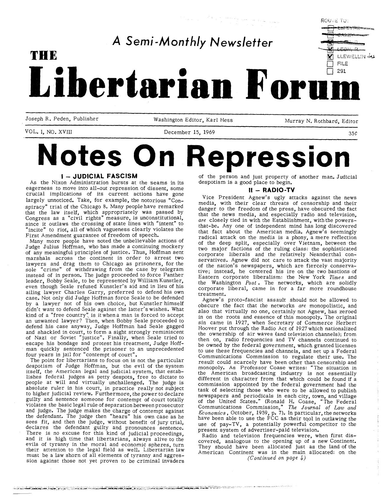 Libertarian Forum