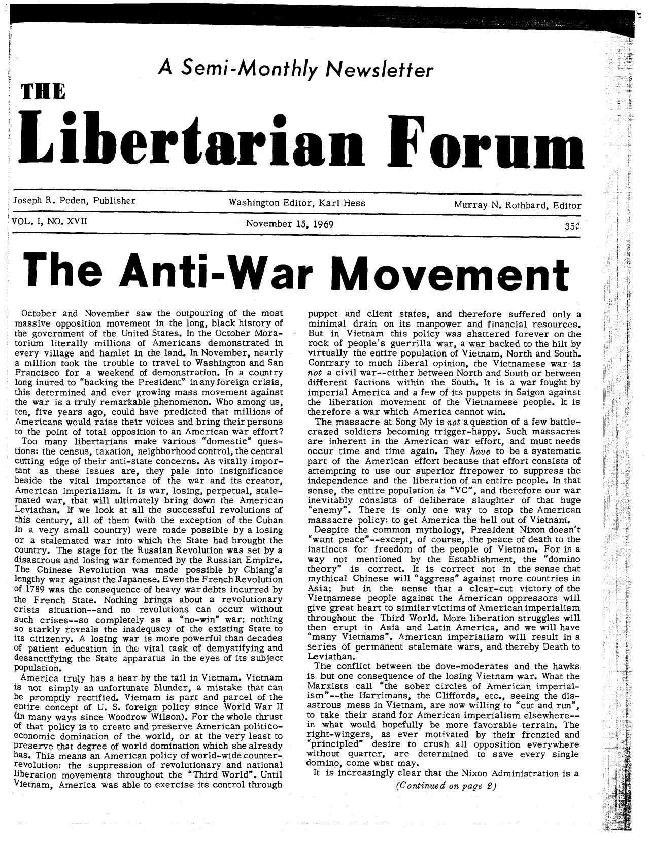 Libertarian Forum