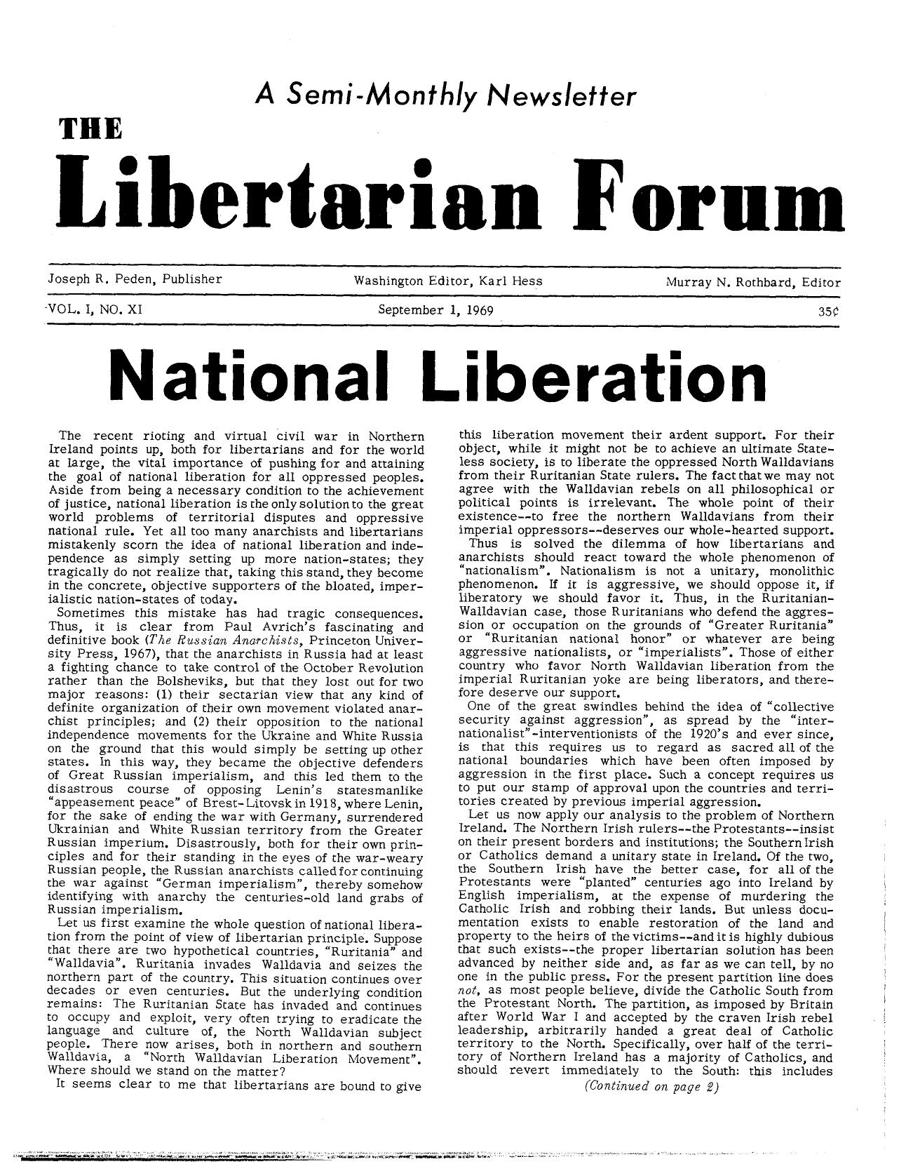 Libertarian Forum