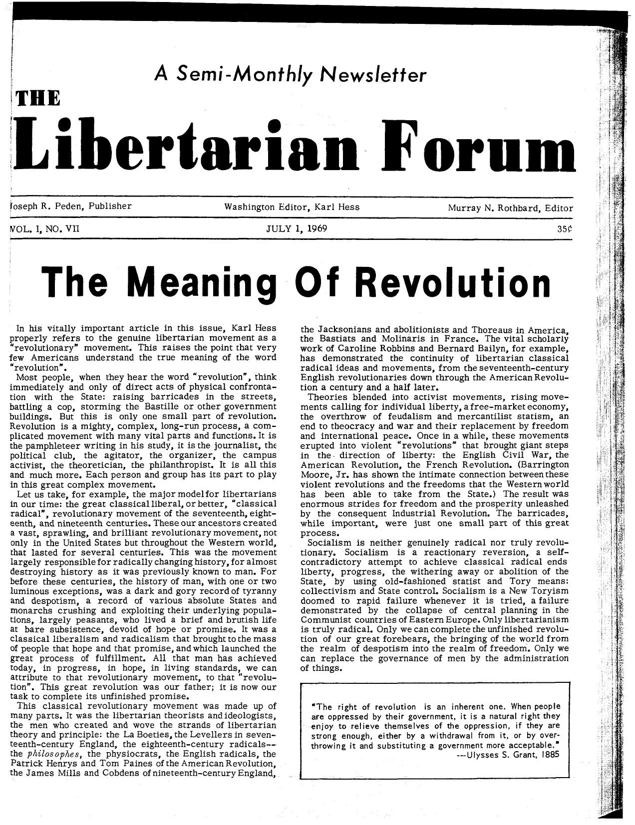 Libertarian Forum