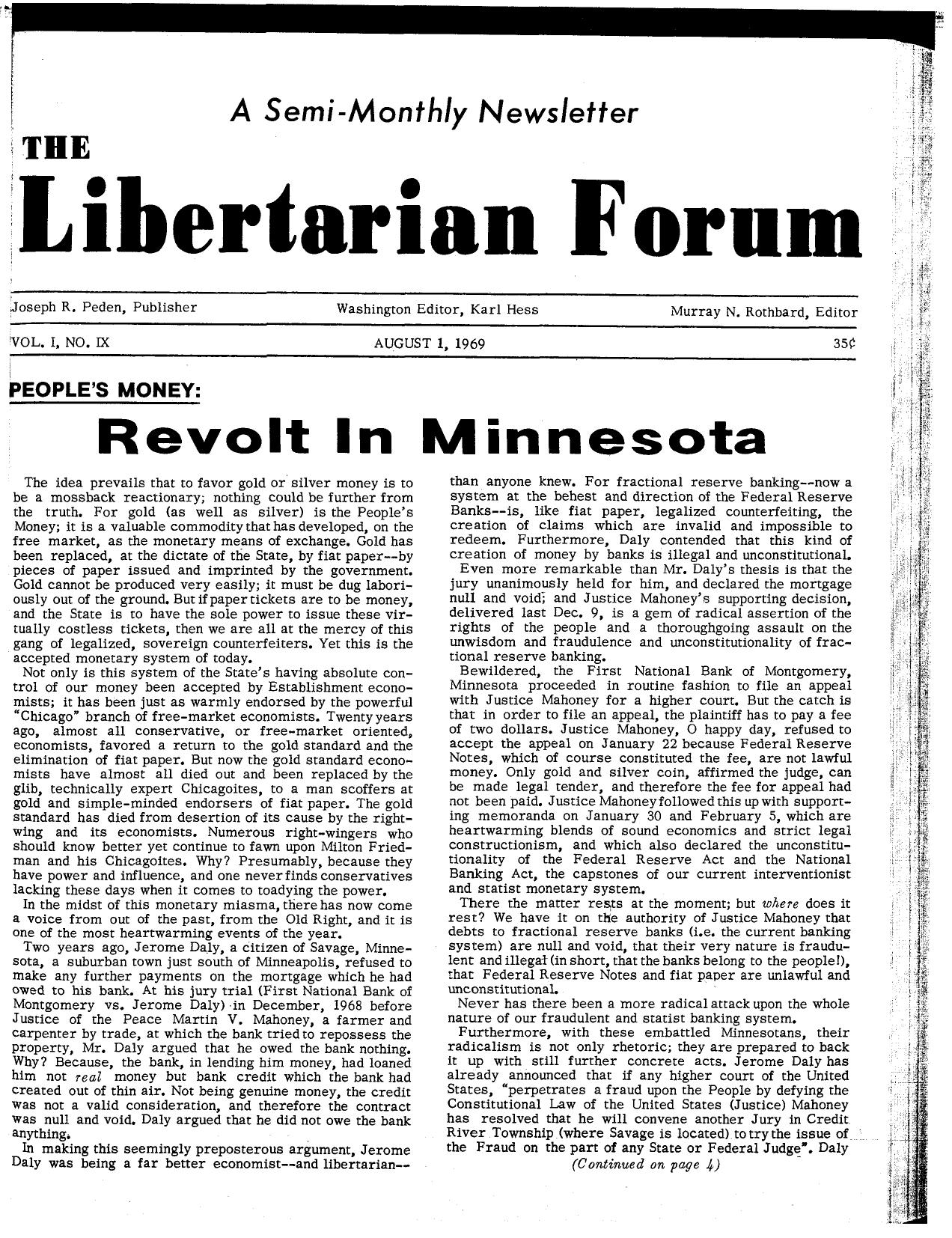 Libertarian Forum