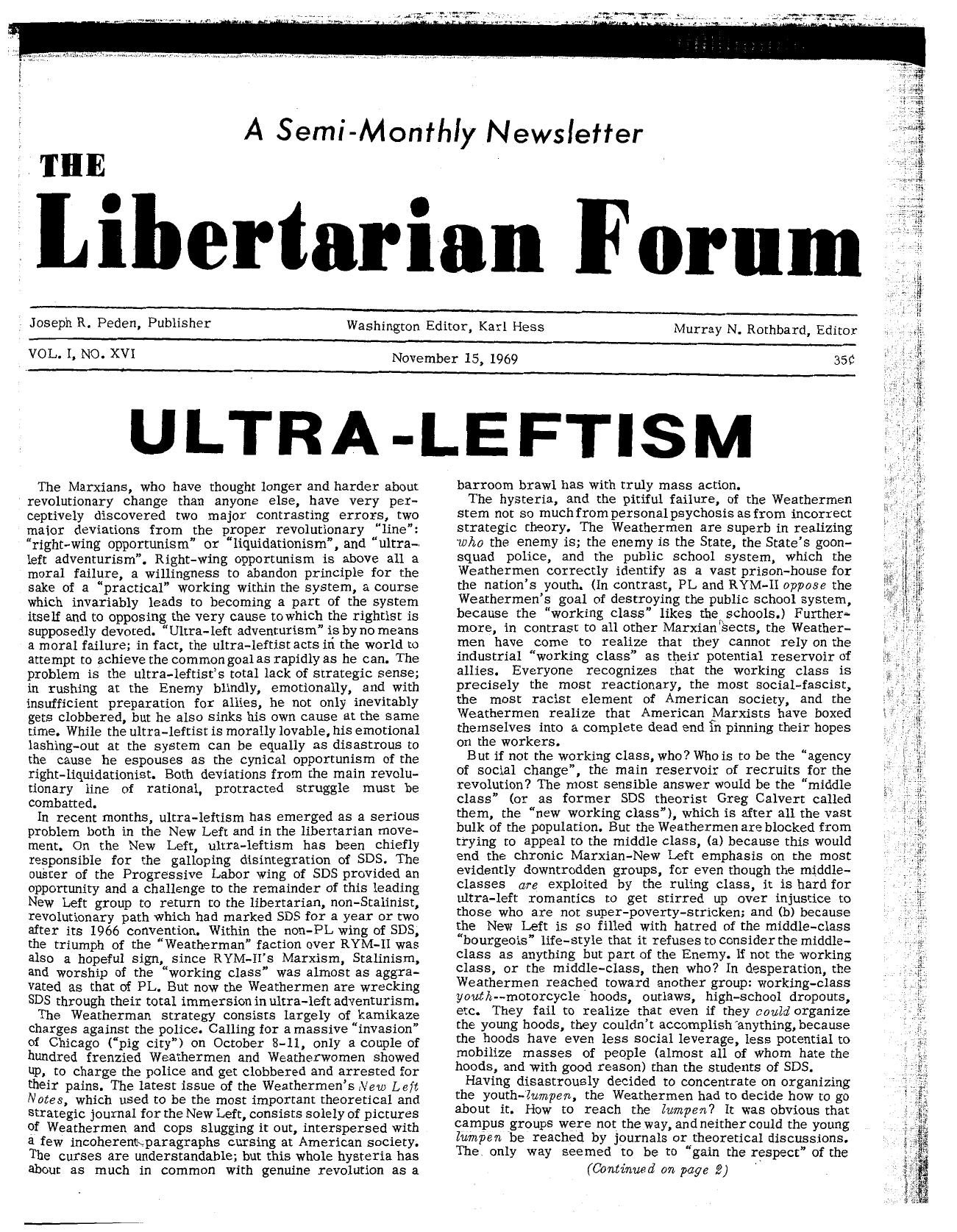 Libertarian Forum