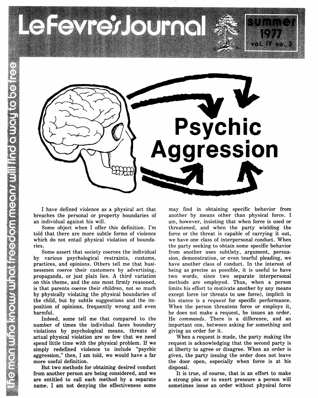 Lefevre's Journal Summer 1977