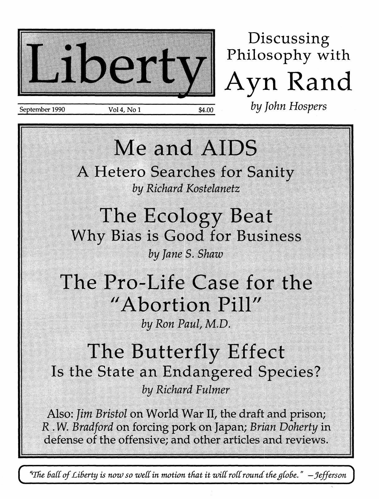 Liberty Magazine September 1990