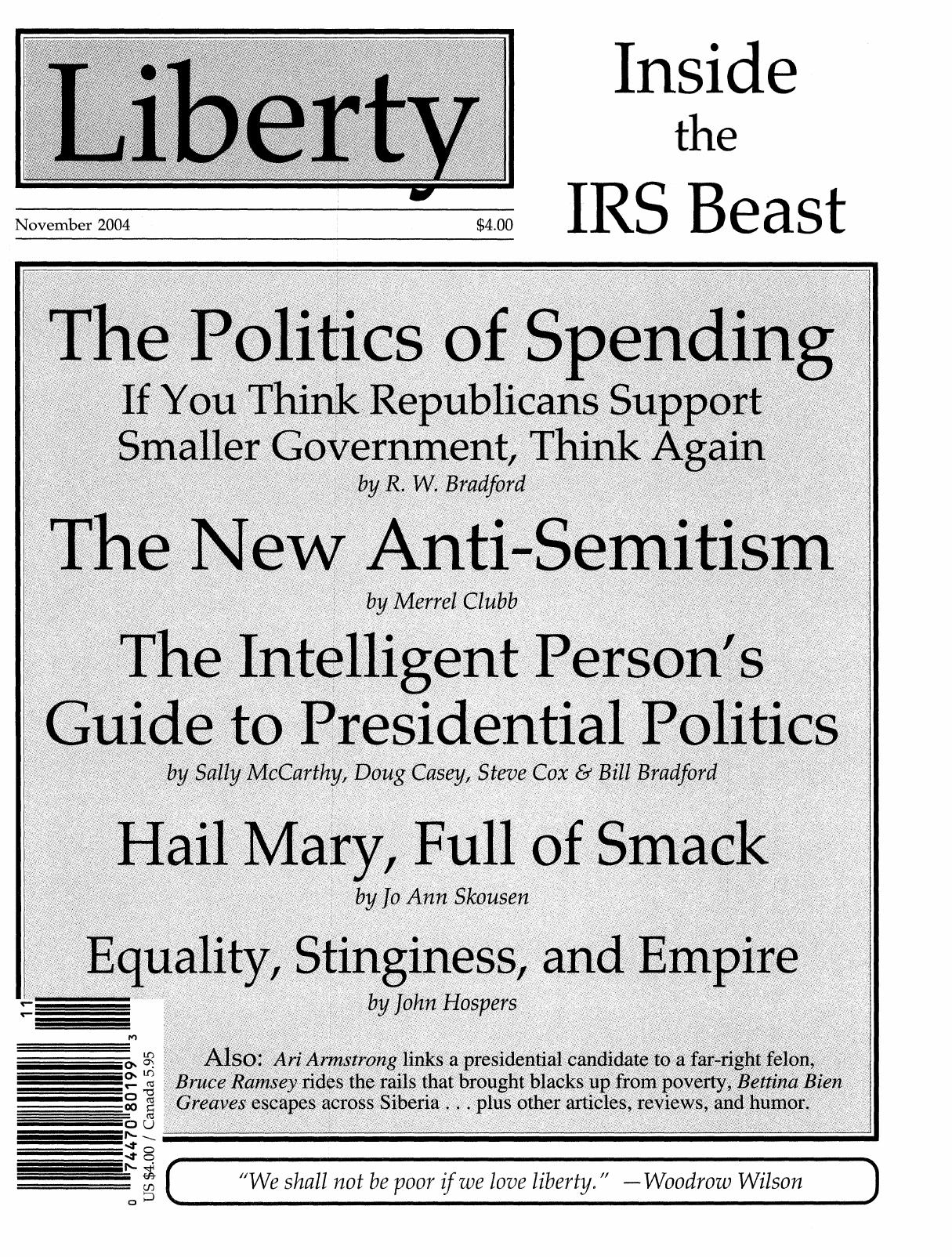 Liberty Magazine November 2004