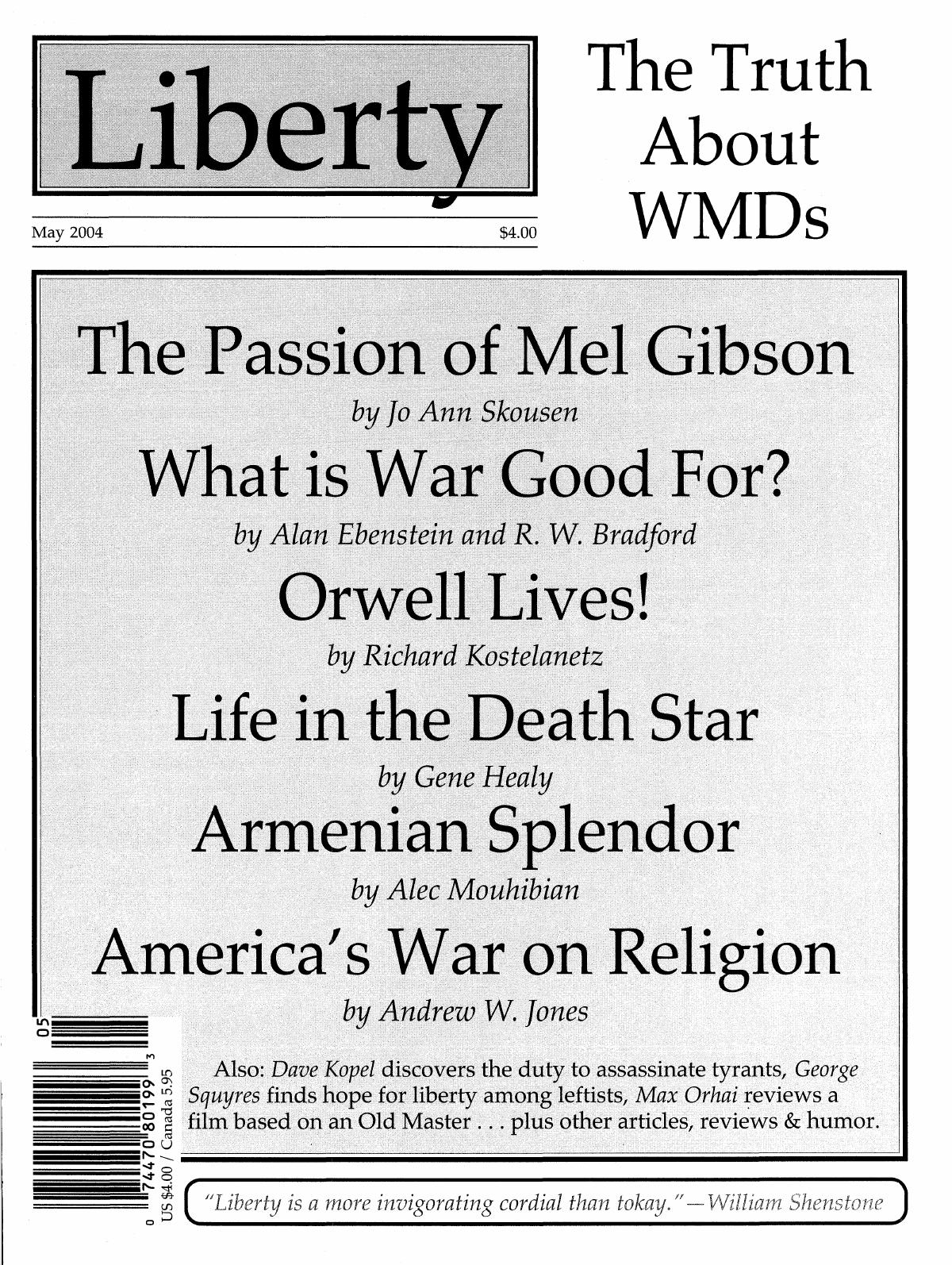 Liberty Magazine May 2004