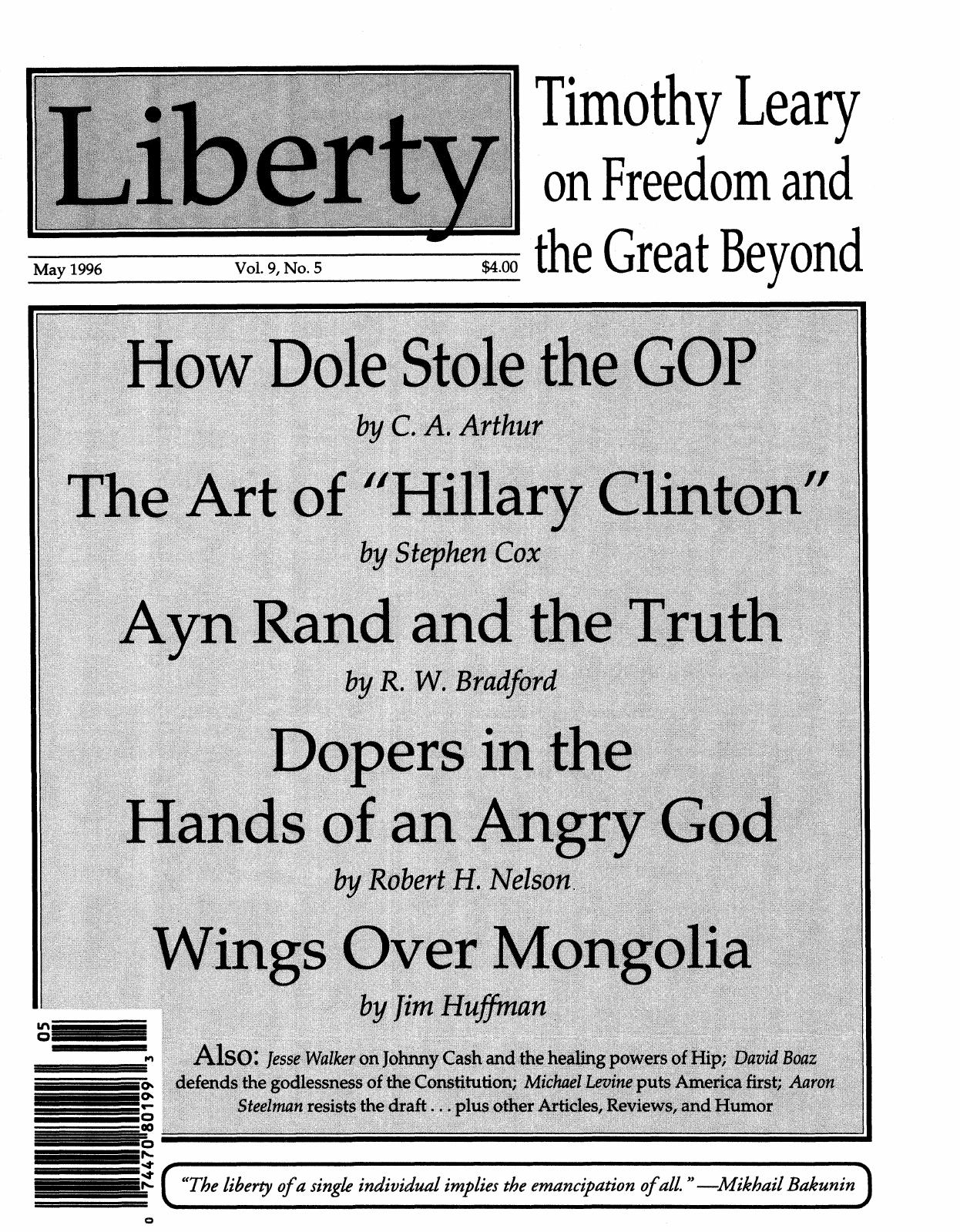Liberty Magazine May 1996