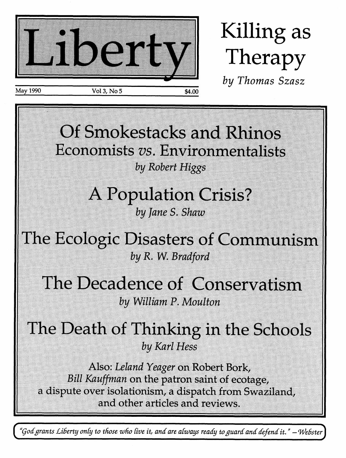 Liberty Magazine May 1990