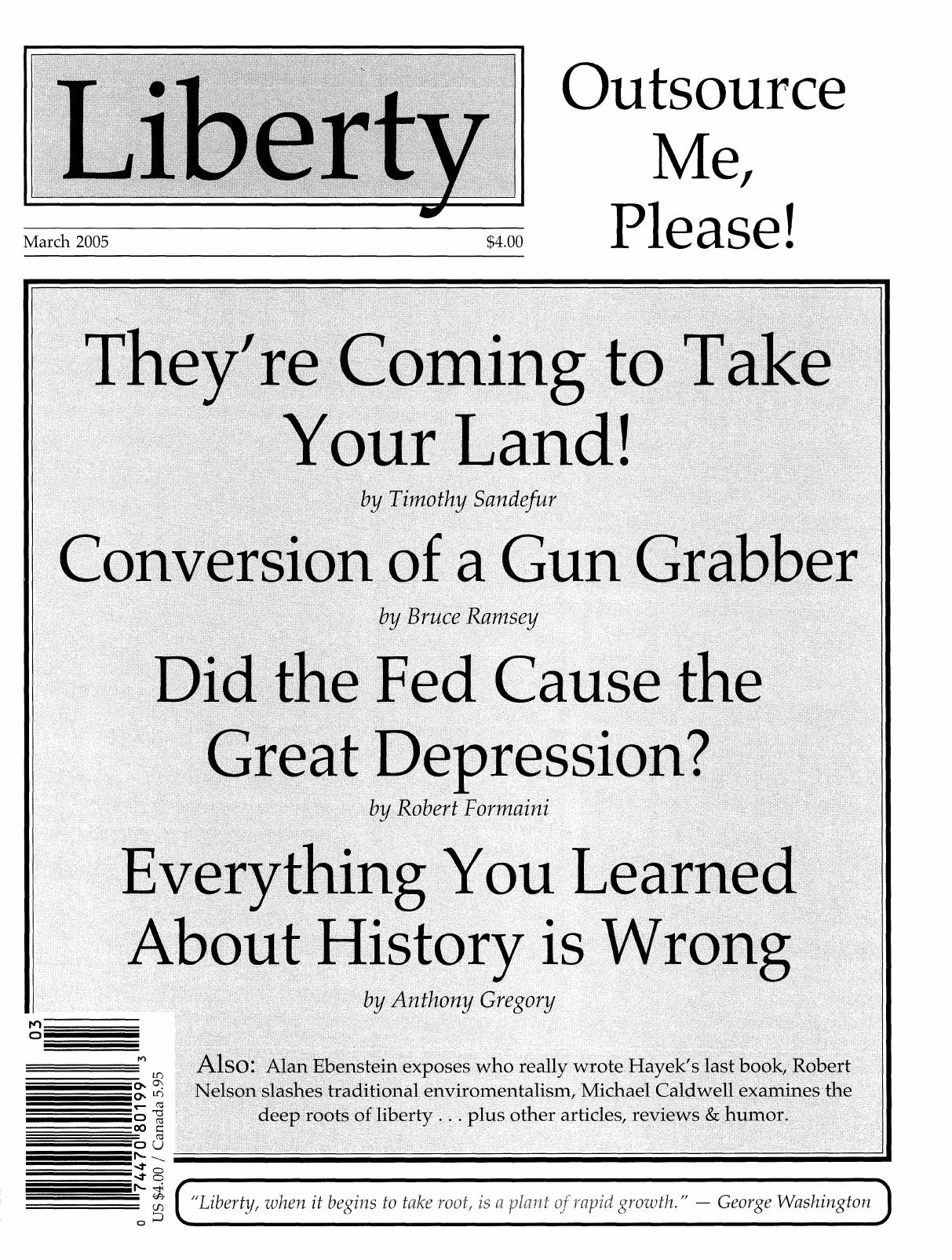 Liberty Magazine March 2005