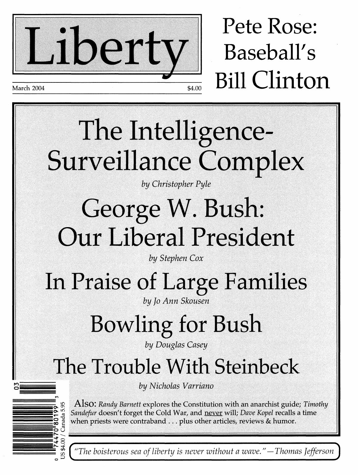 Liberty Magazine March 2004
