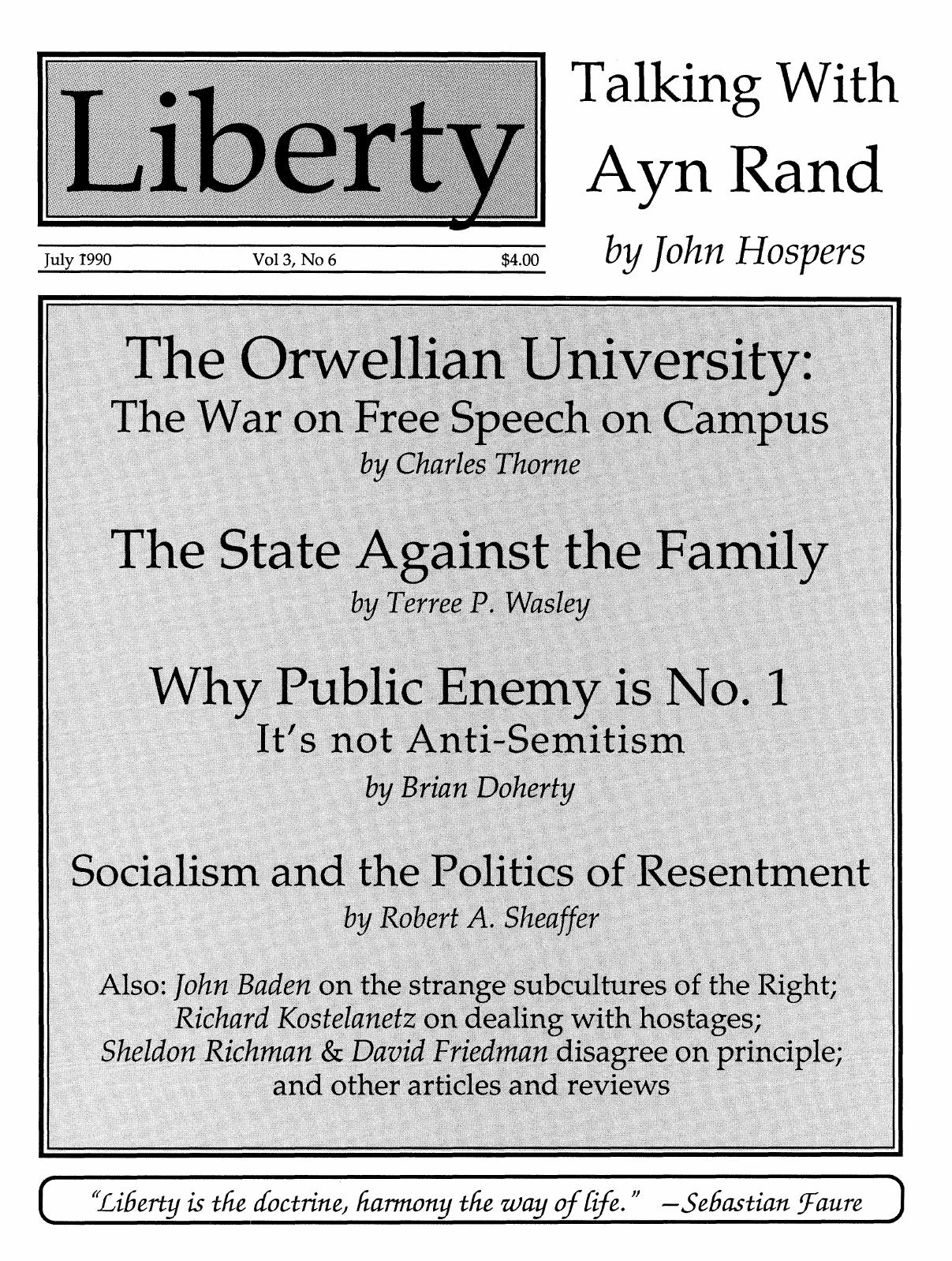 Liberty Magazine July 1990