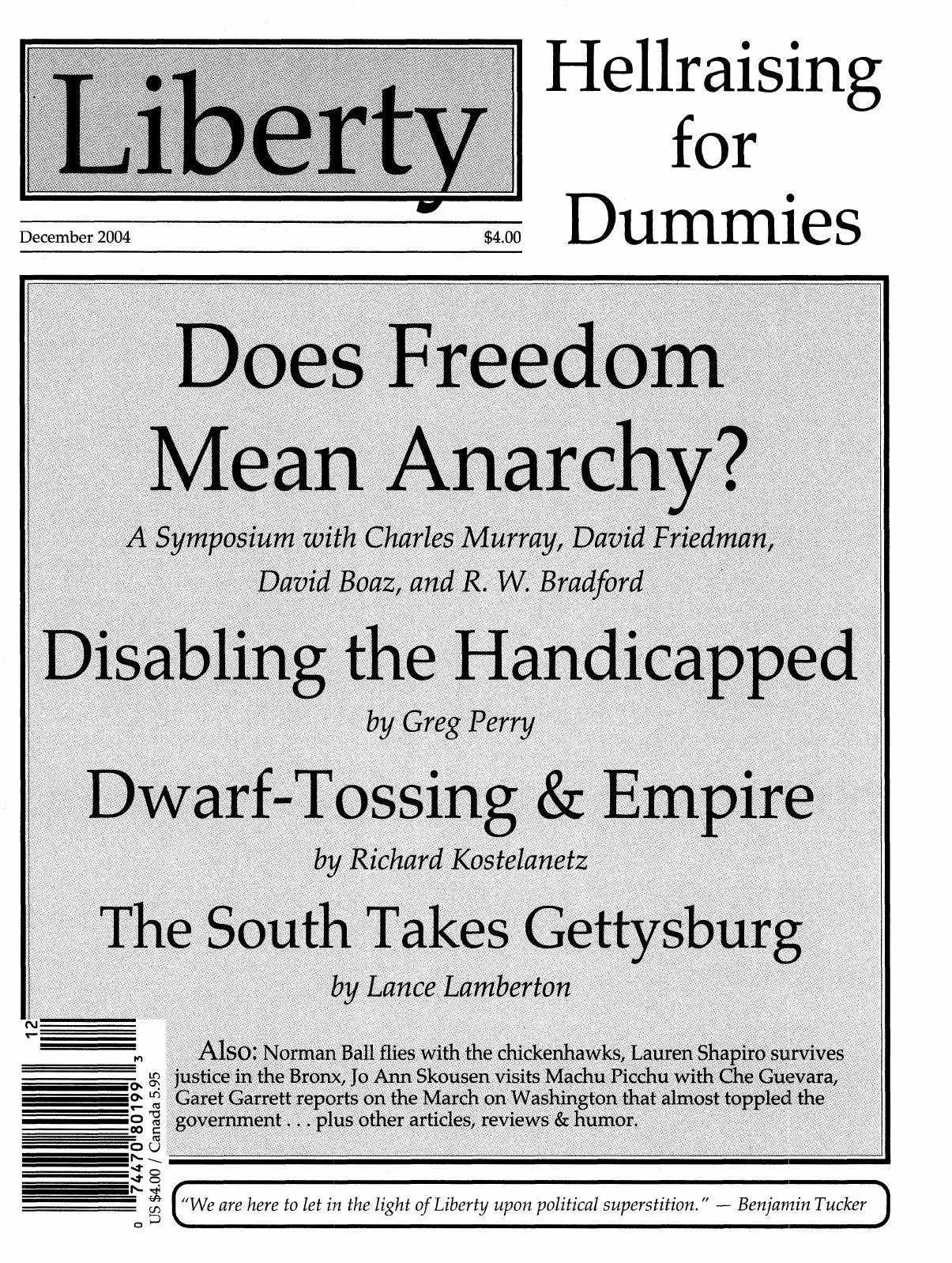 Liberty Magazine December 2004